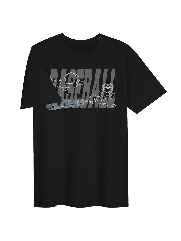 Baseball Cat (Baseball Vibes) - Unisex Adult Super Soft Lightweight T-shirt product image (2)