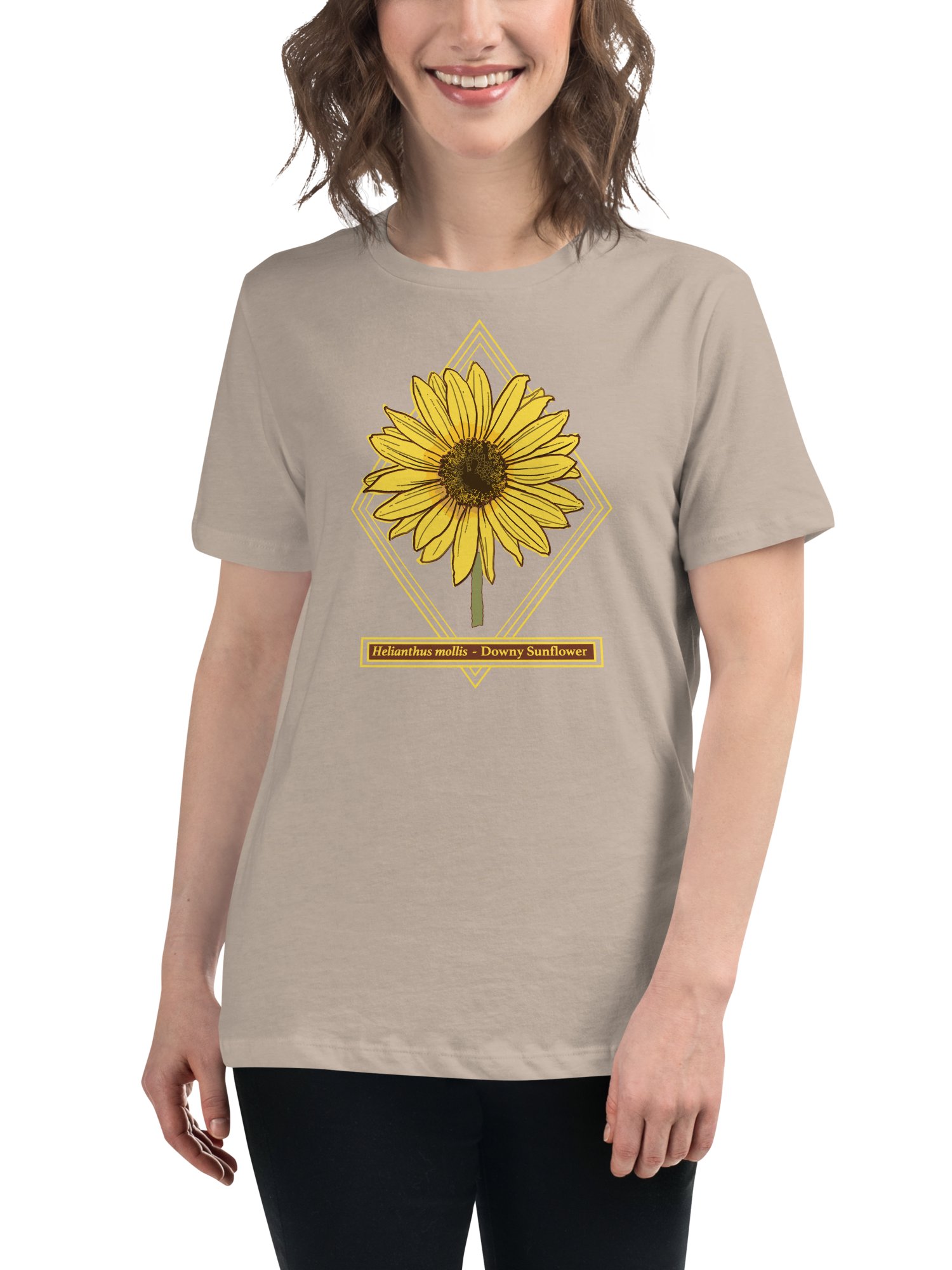 Helianthus Sunflower Women's Relaxed Fit Cotton T-Shirt product image (39)