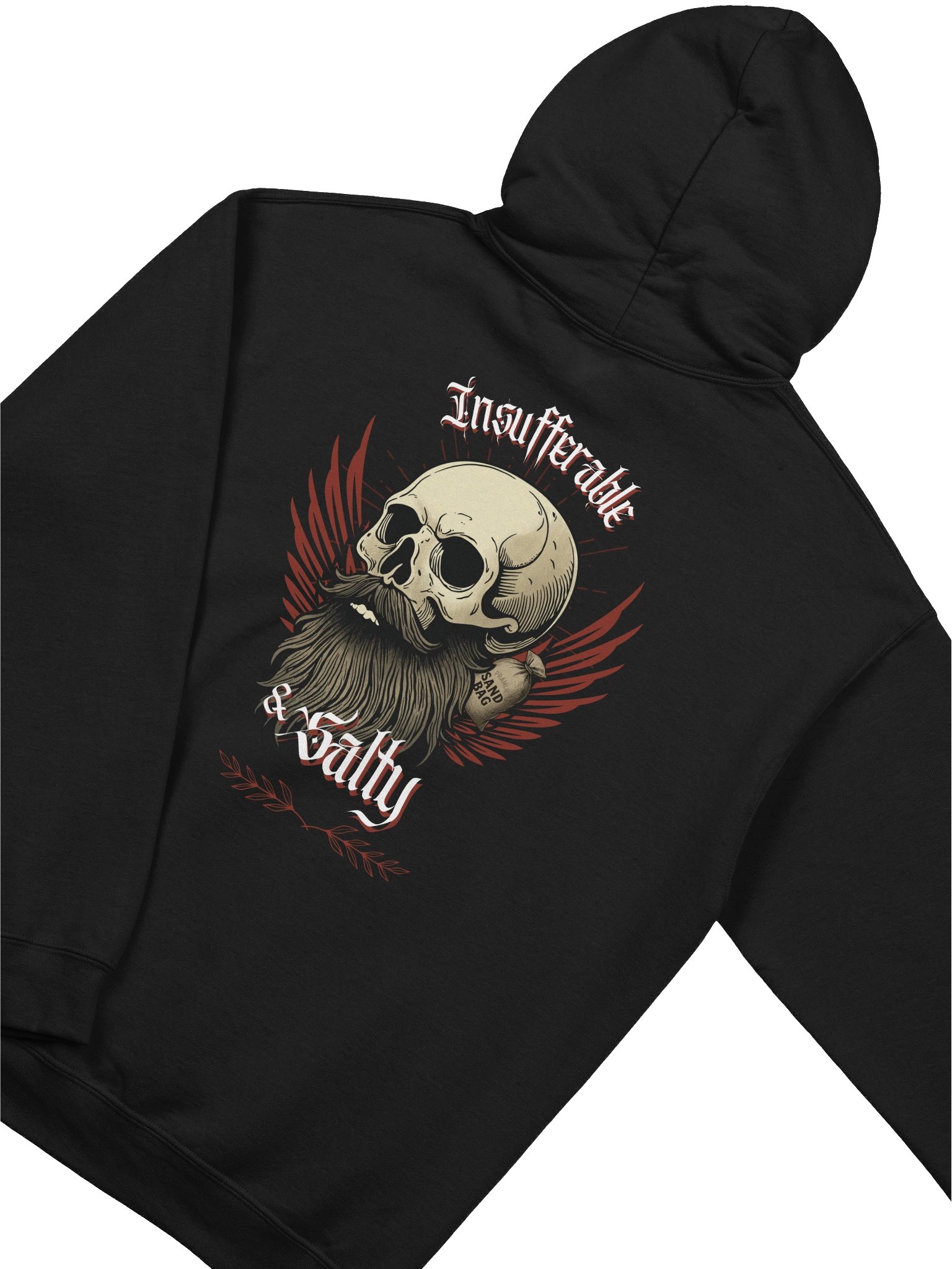 Insufferable & Salty - Hoodie - Black product image (4)