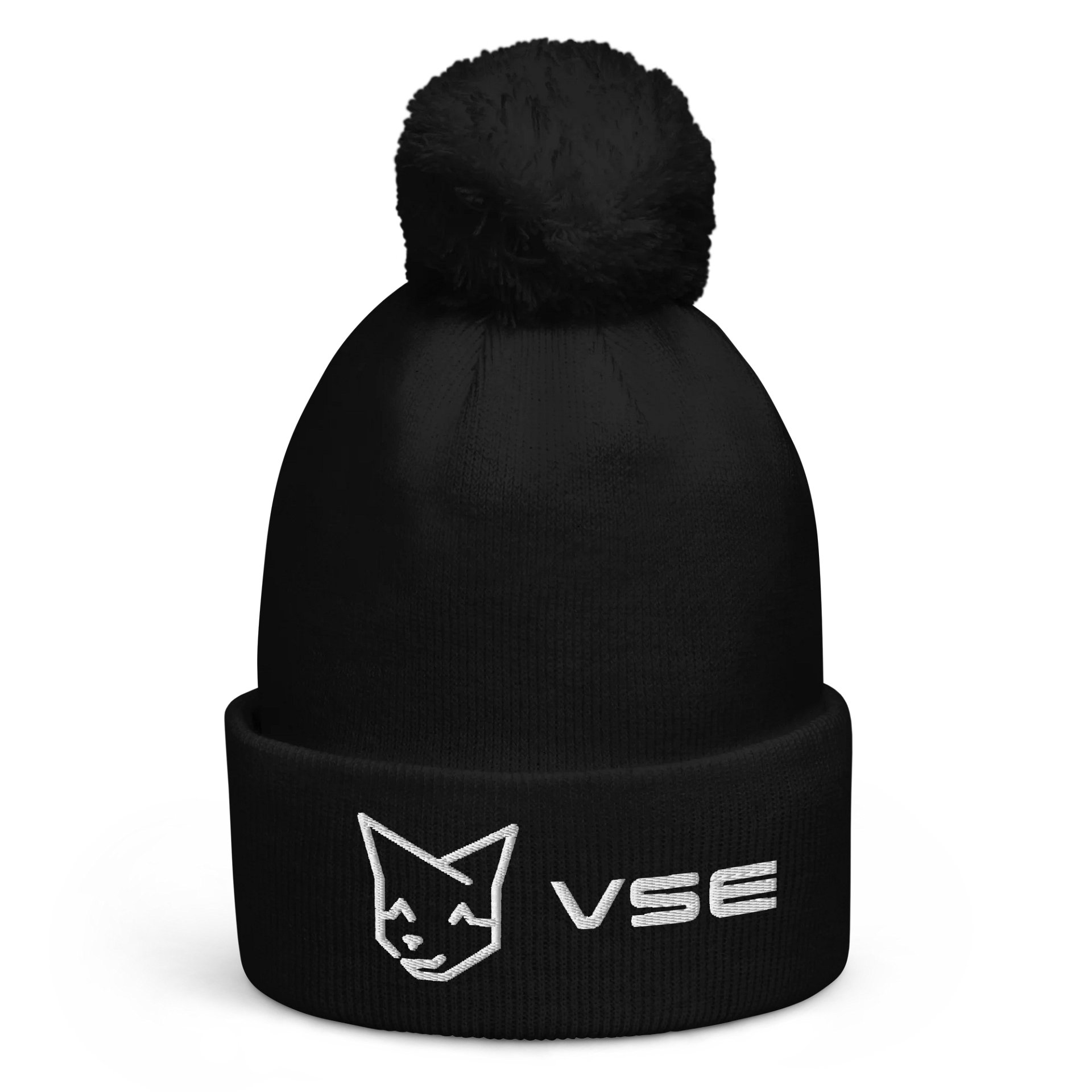 ValStar - Small Logo PomPom Beanie (Toque) (White Logo) product image (1)
