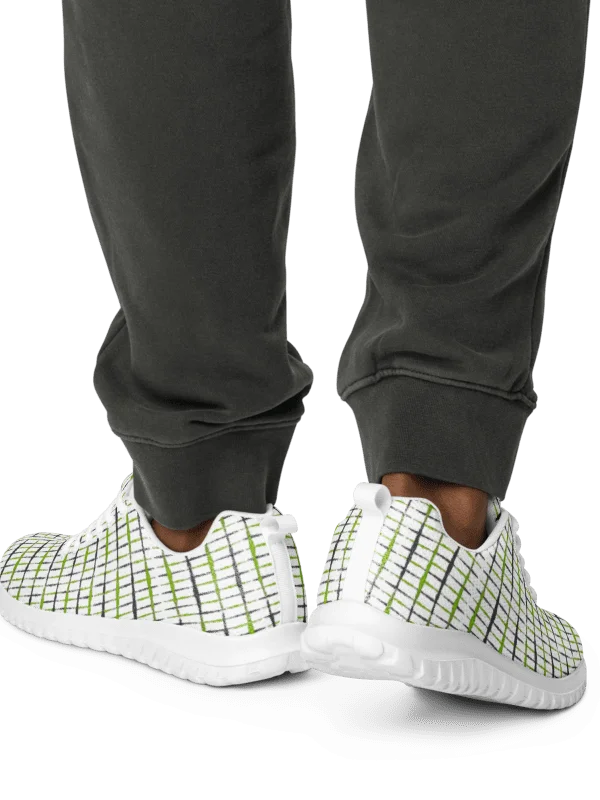 Neon Cyber-Grid Urban Sneaker Digital Jungle Men's Athletic Shoes product image (5)