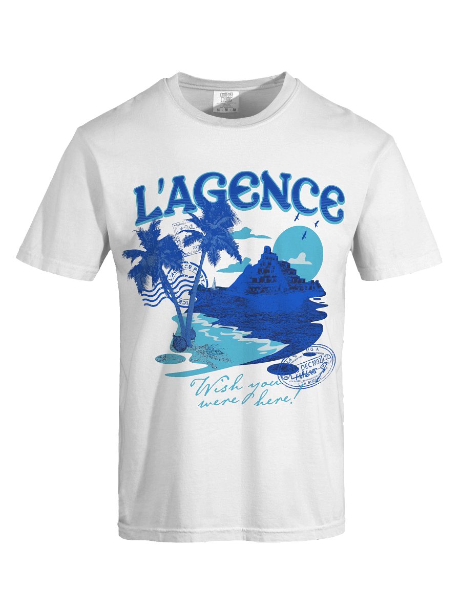 Wish You Were Here! Heavy T-Shirt - White product image (5)