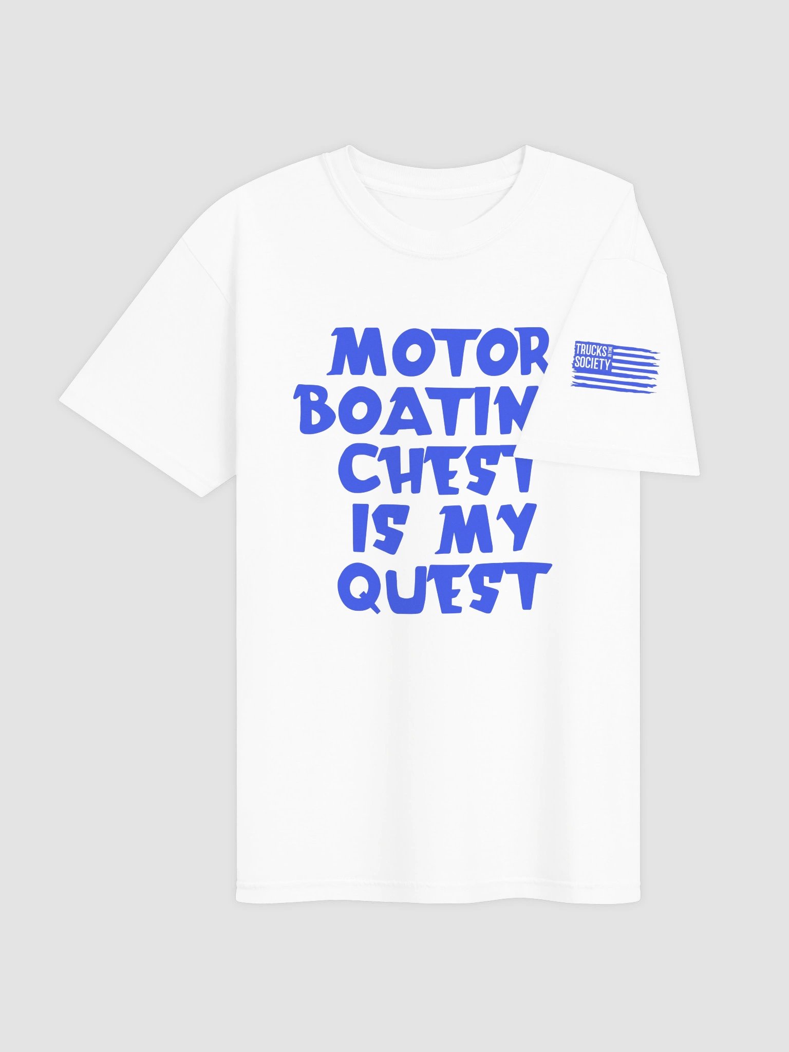 MOTOR BOATING CHEST IS MY QUEST Salty Shirt product image (3)