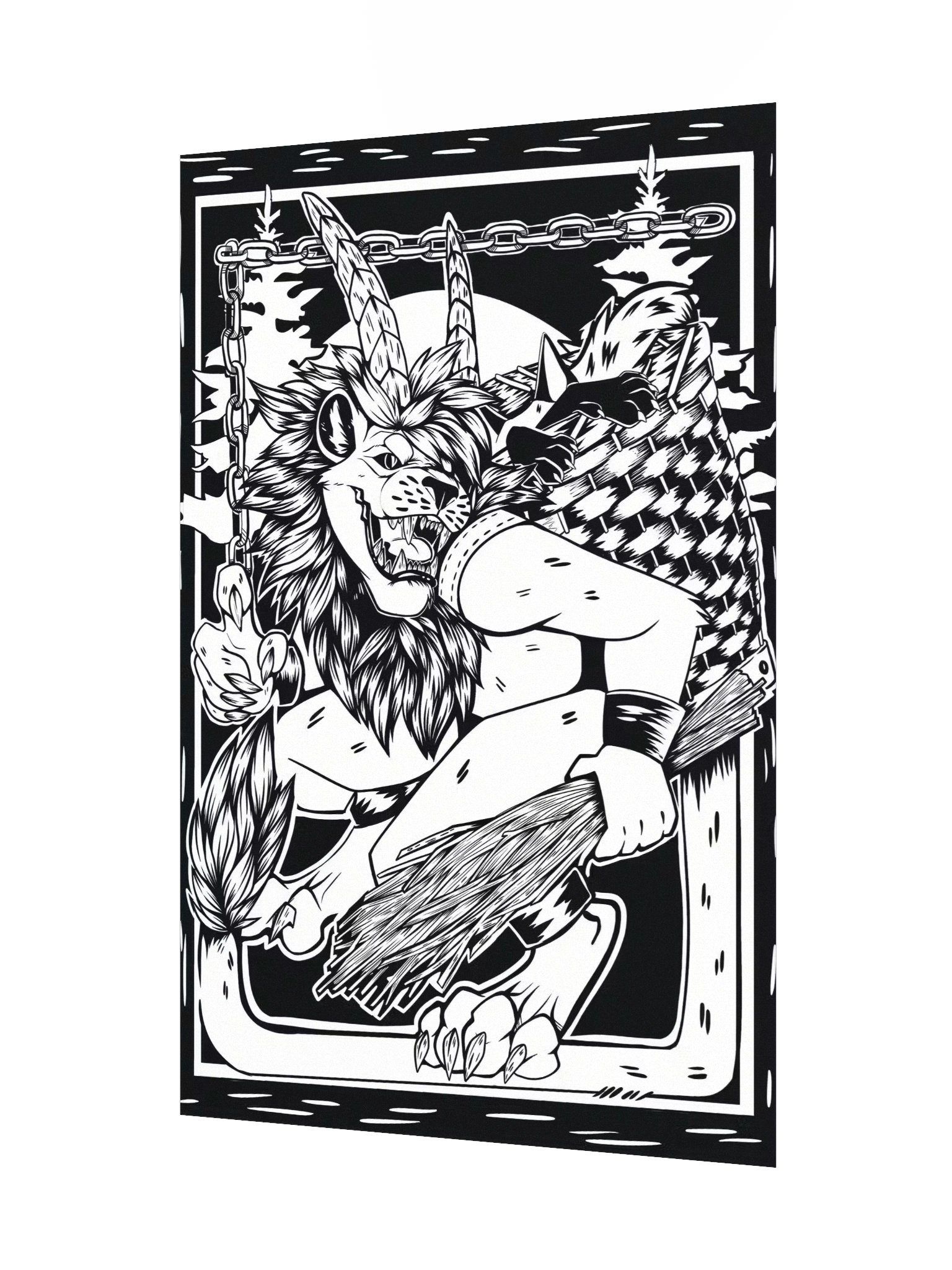 LondonFurs Winter Weekender '24 - Krampuss Pudge - Poster product image (3)