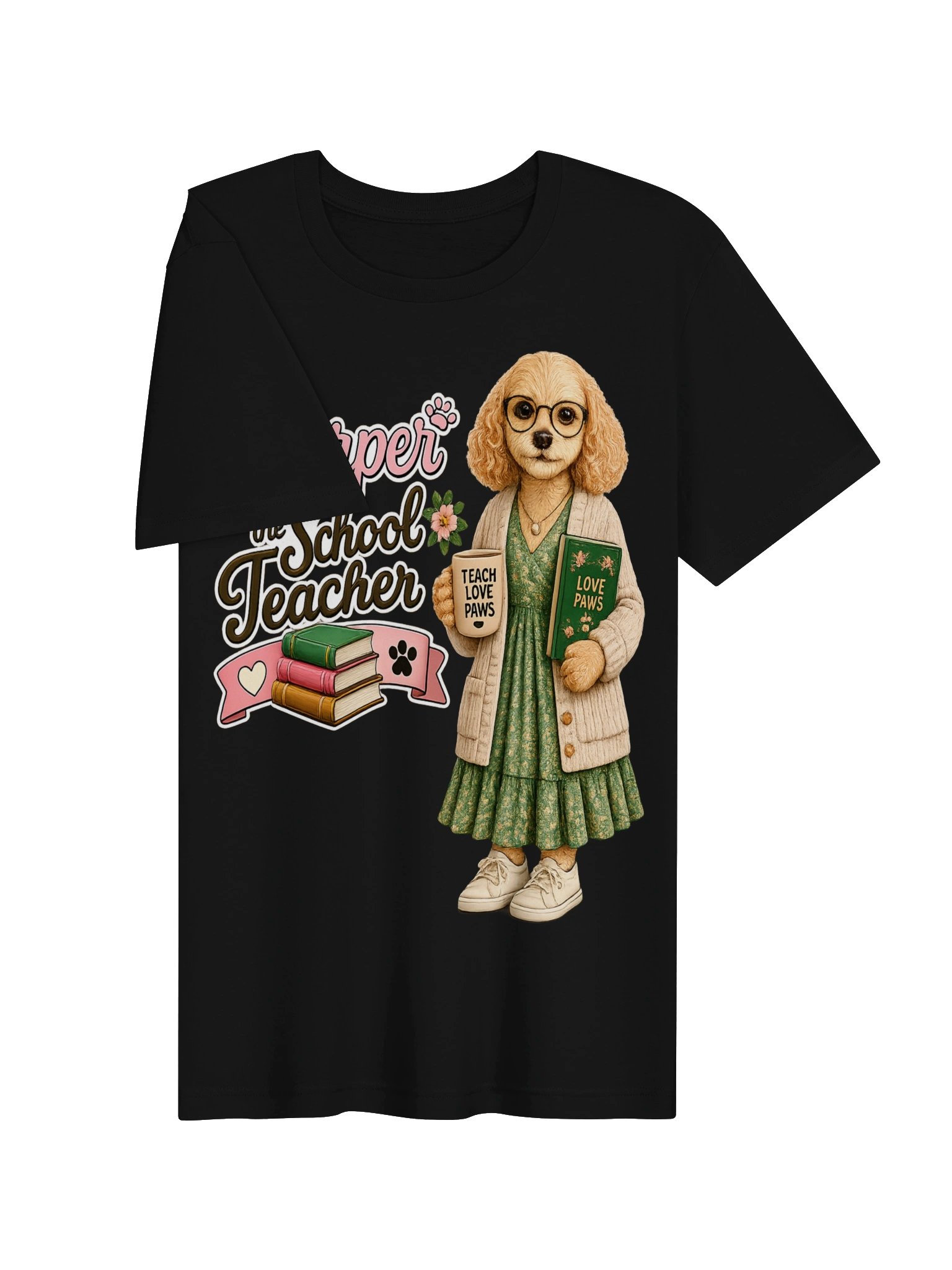 Harper the School Teacher Dog Adult Shirt product image (24)