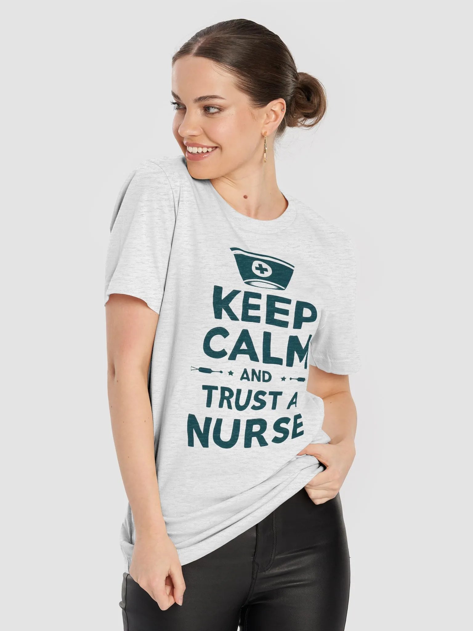 KEEP CALM AND TRUST A NURSE Tee product image (81)