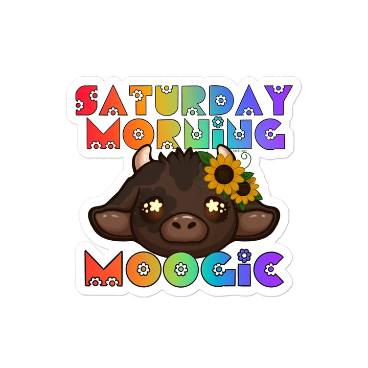 Saturday Morning Moogic Die-cut Sticker product image (2)