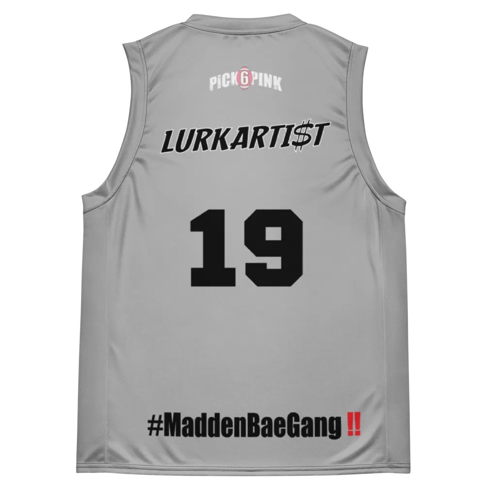 Madden Bae Jersey 👨‍🎨 (Gray + Black Logo) product image (2)