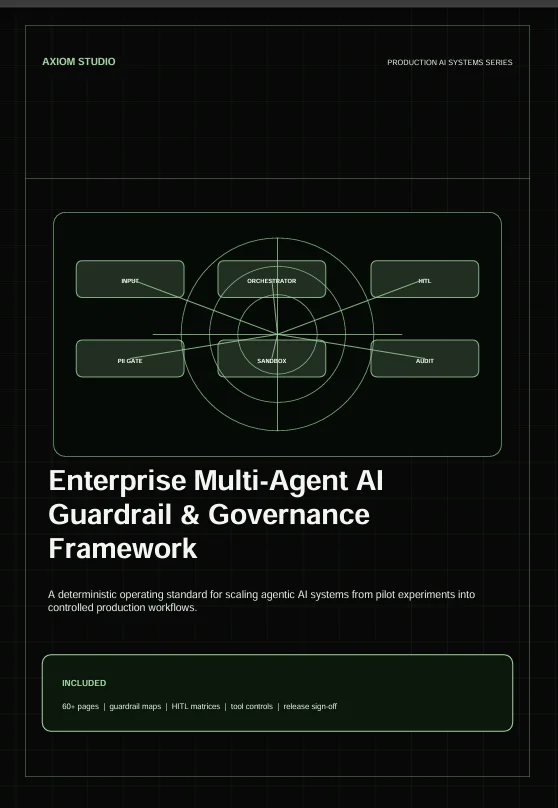 Axiom Enterprise Multi-Agent AI Guardrail & Governance Framework product image (3)