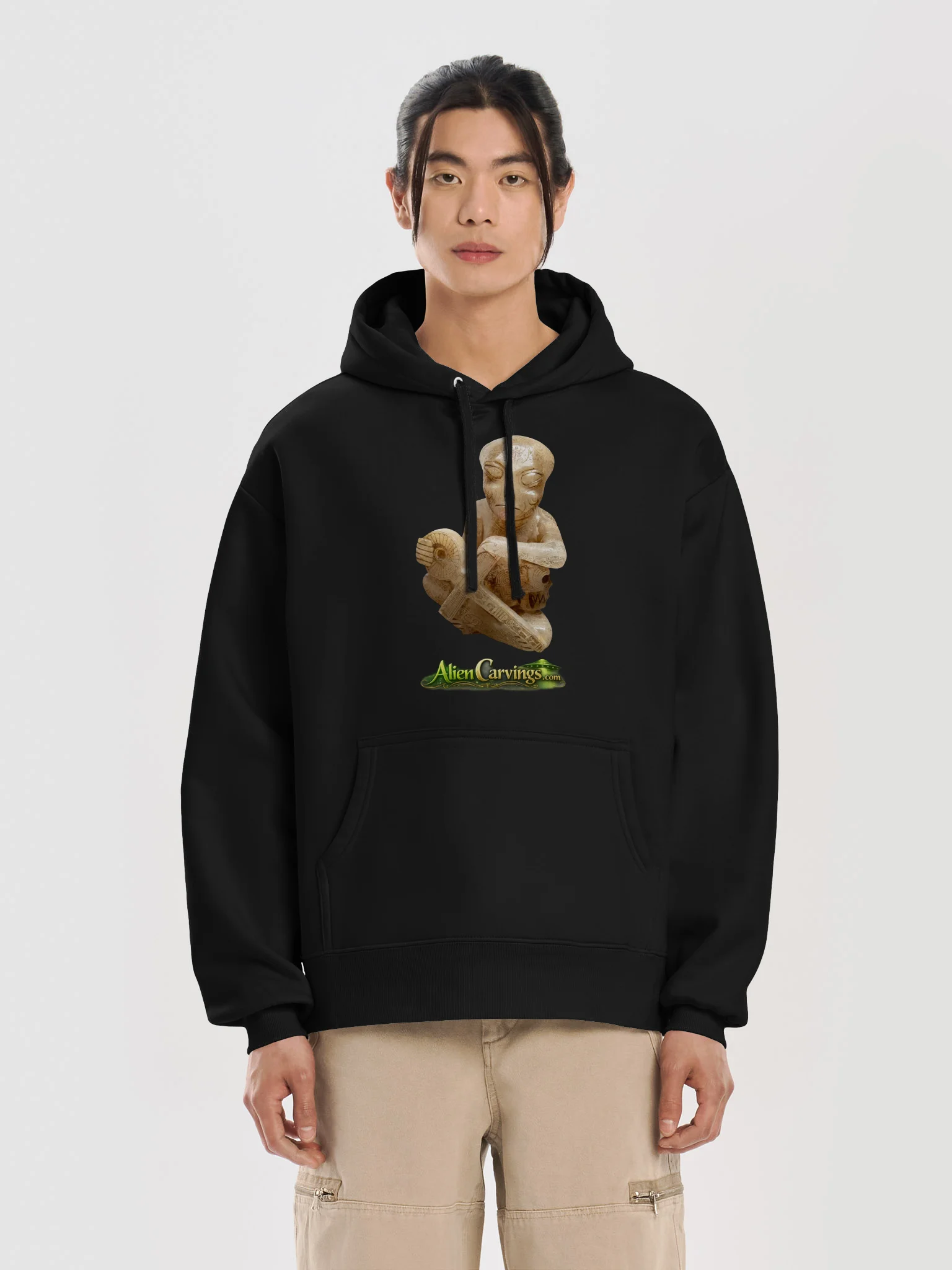 Quartz Ankh Nephilim Statue Djed Hoodie product image (5)