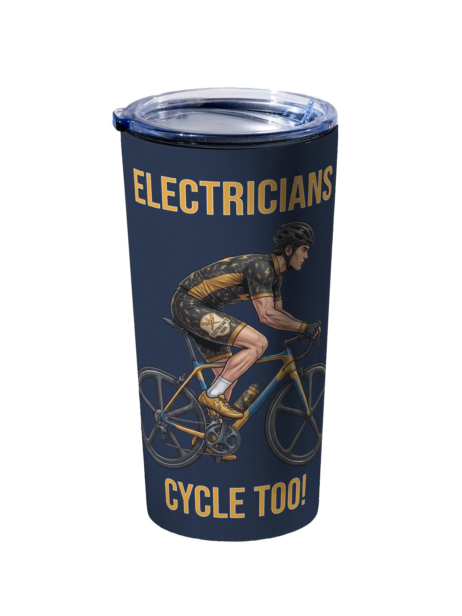 Electrician Athlete 20oz Tumbler | Mens Cycling Edition product image (2)