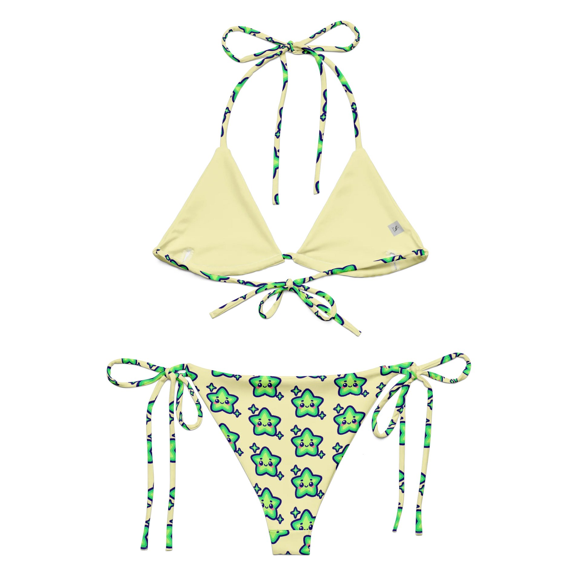 Lovely Streamer Pattern Bikini Set product image (1)