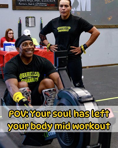 A picture is really worth a thousand words. #barbellsandsquabbles #crossfit #gymcouples