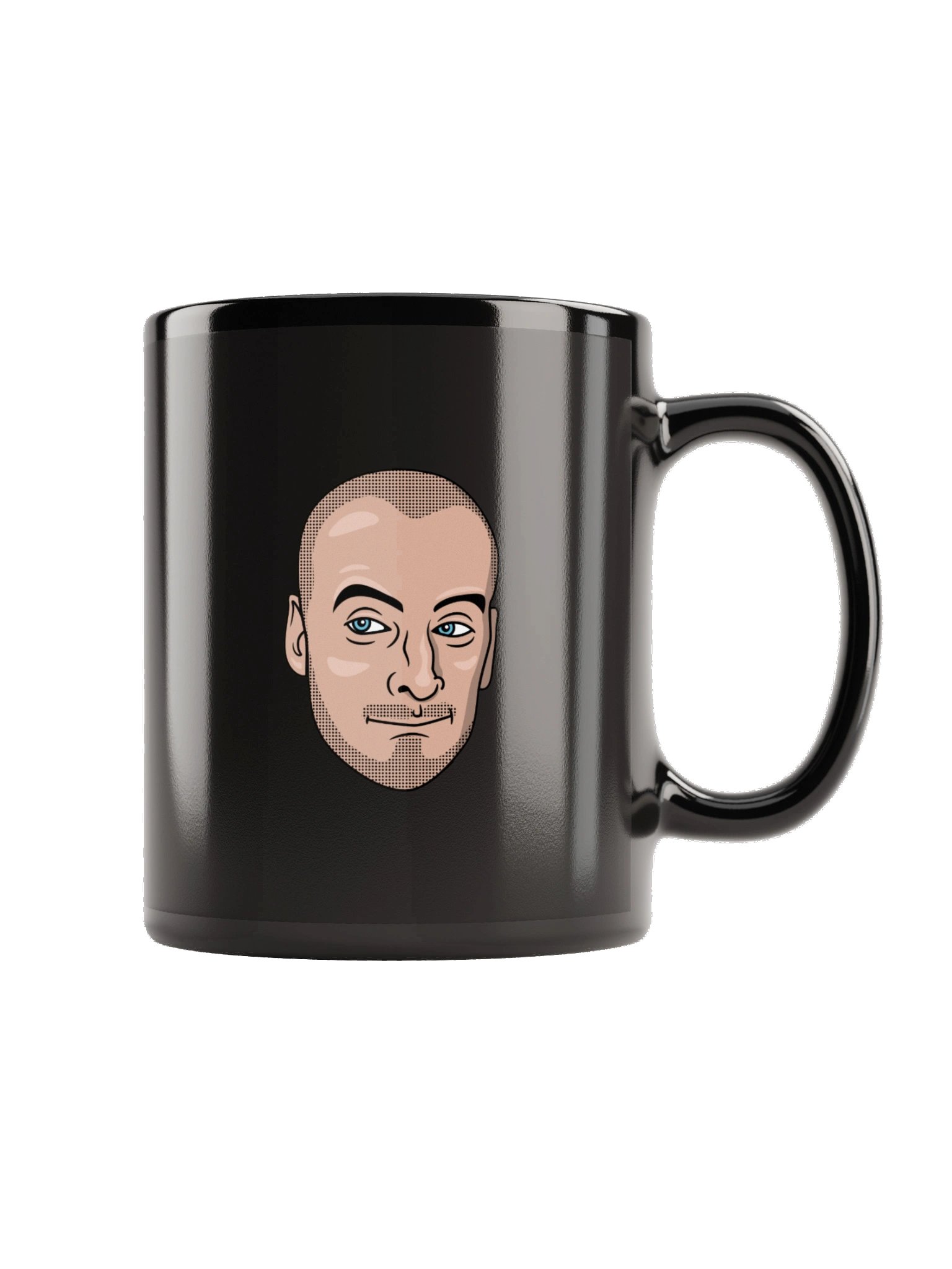 Lonegevity's Black Glossy Mug product image (4)