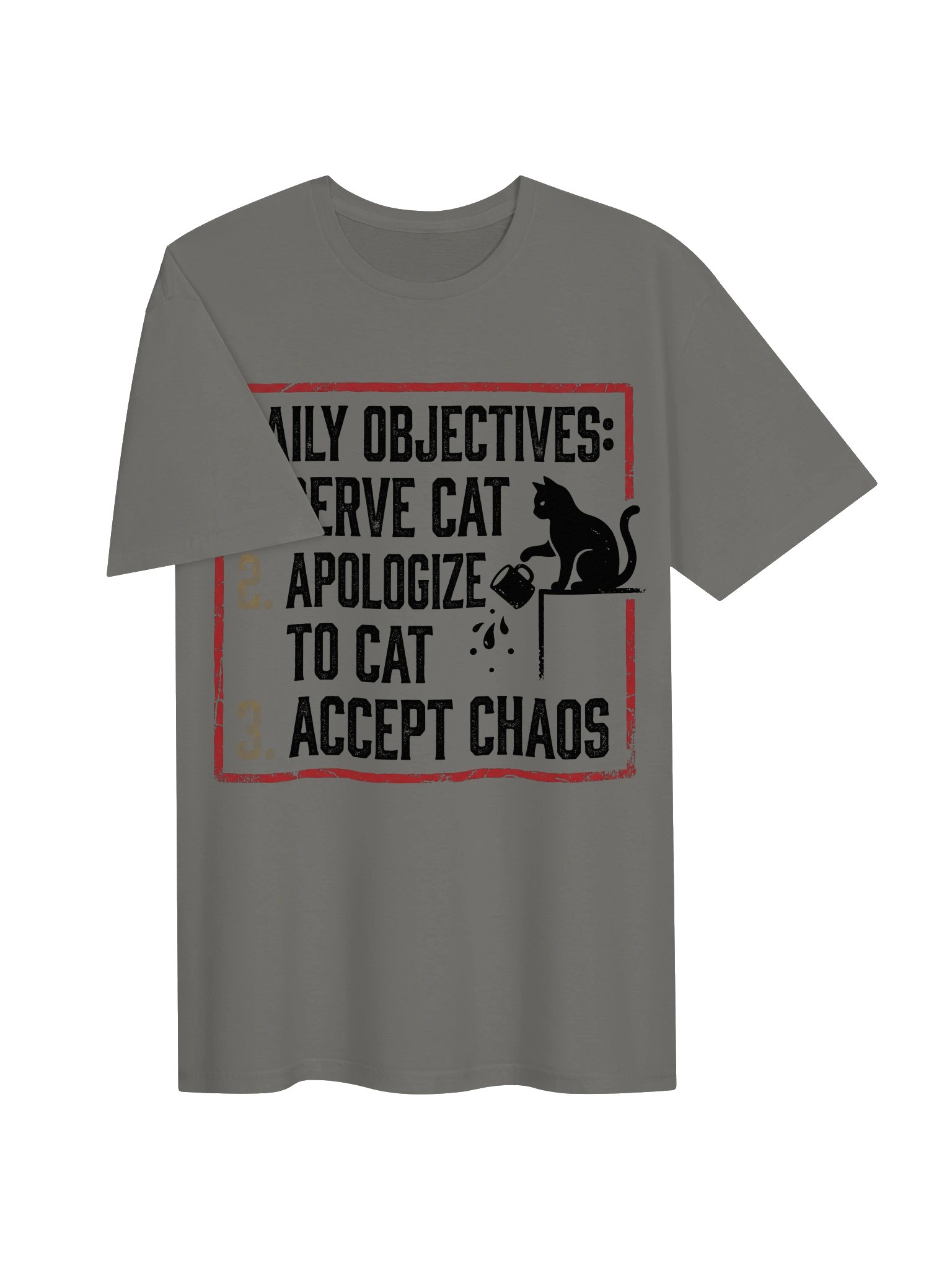 Daily Objectives Cat T-Shirt product image (18)