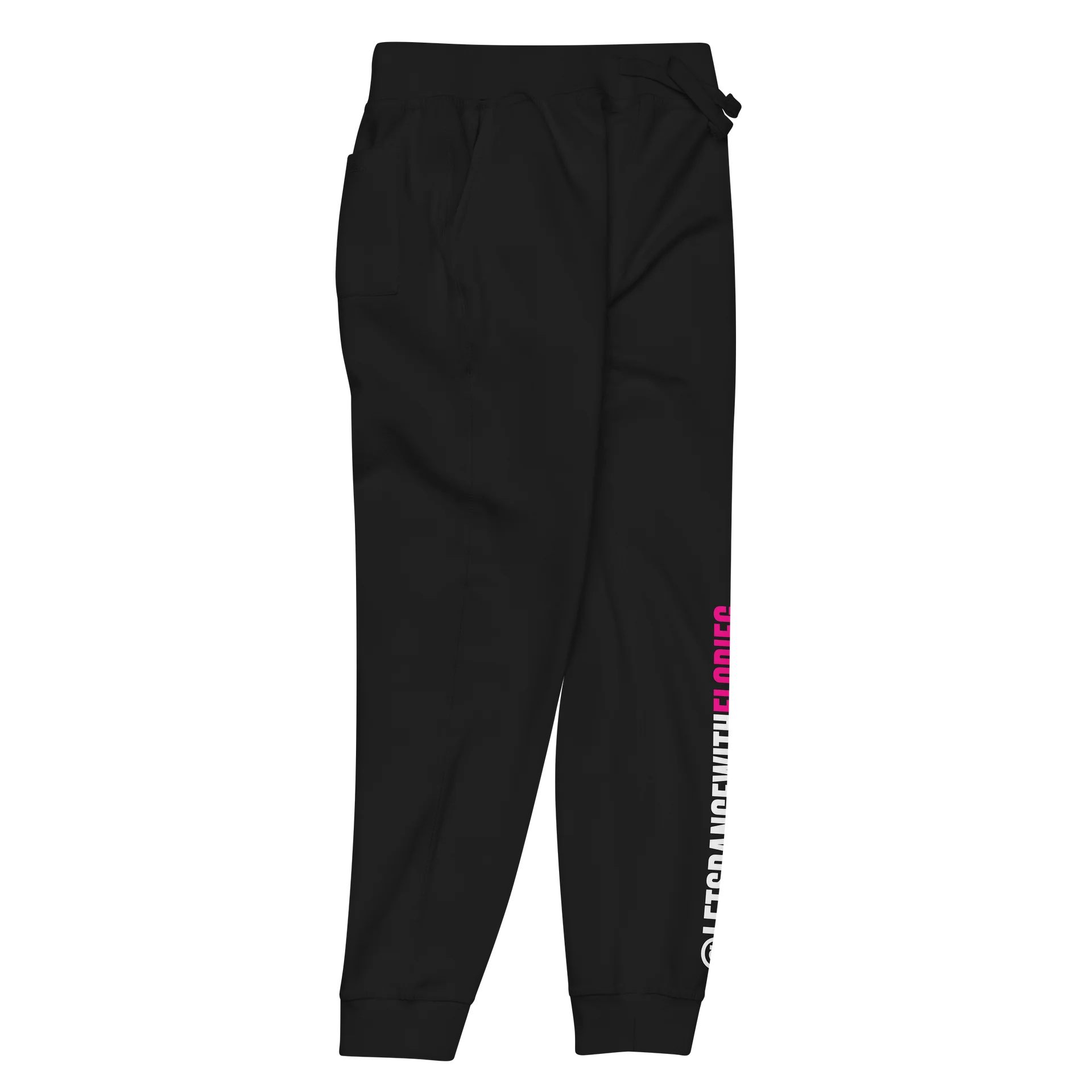 Magenta Collage Fleece Joggers product image (6)