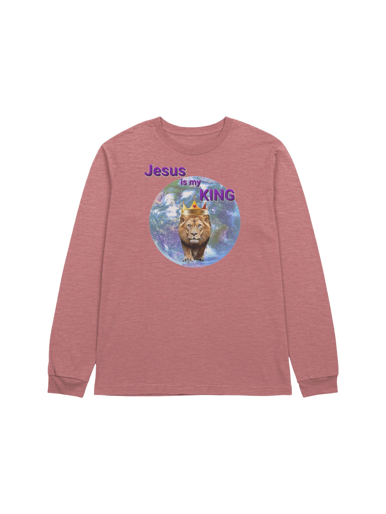 Jesus is my King Ladies Long Sleeve Tee product image (13)