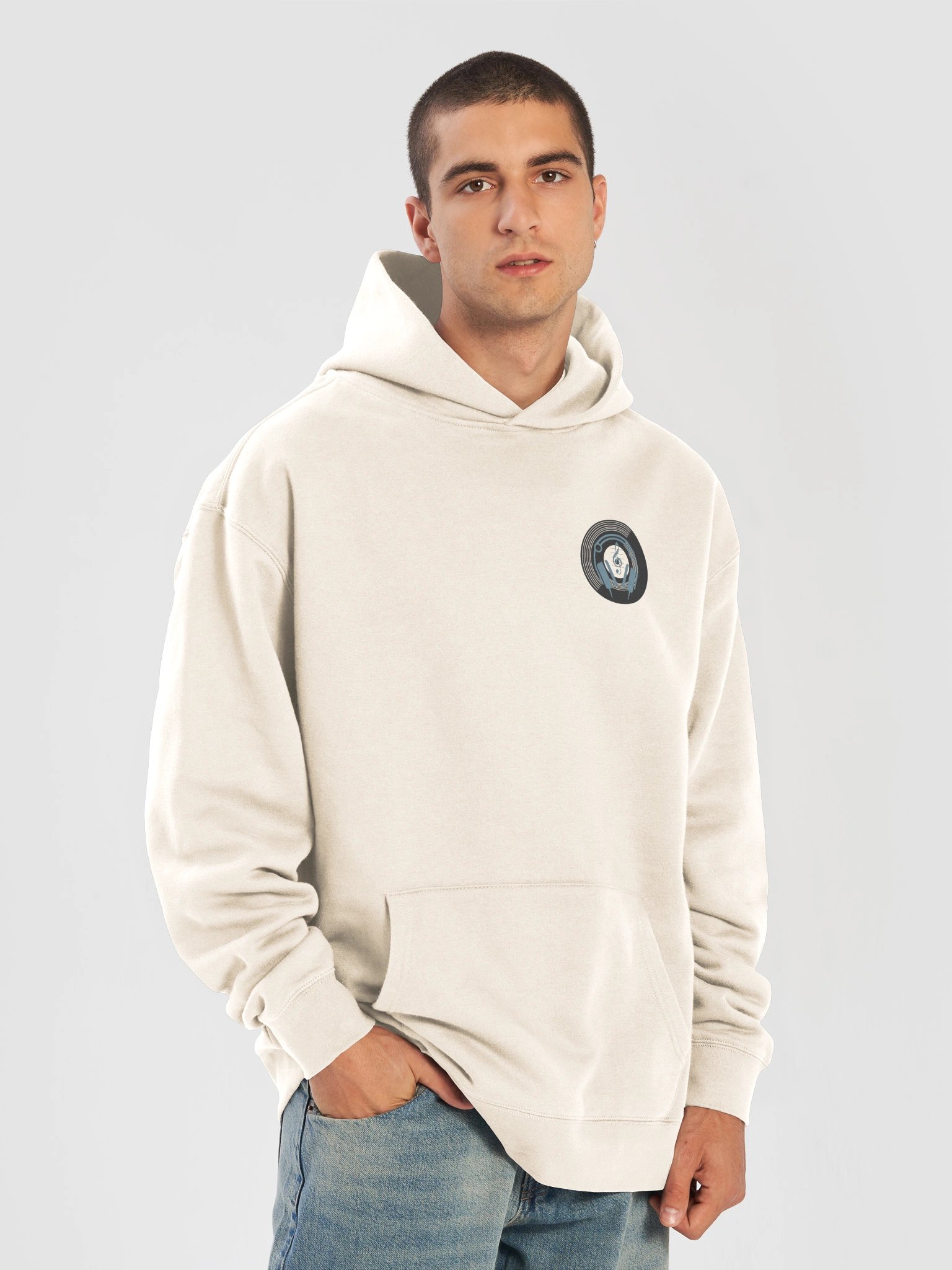 Good Vibes Great Music - Retro Vinyl Record Player Hoodie product image (28)