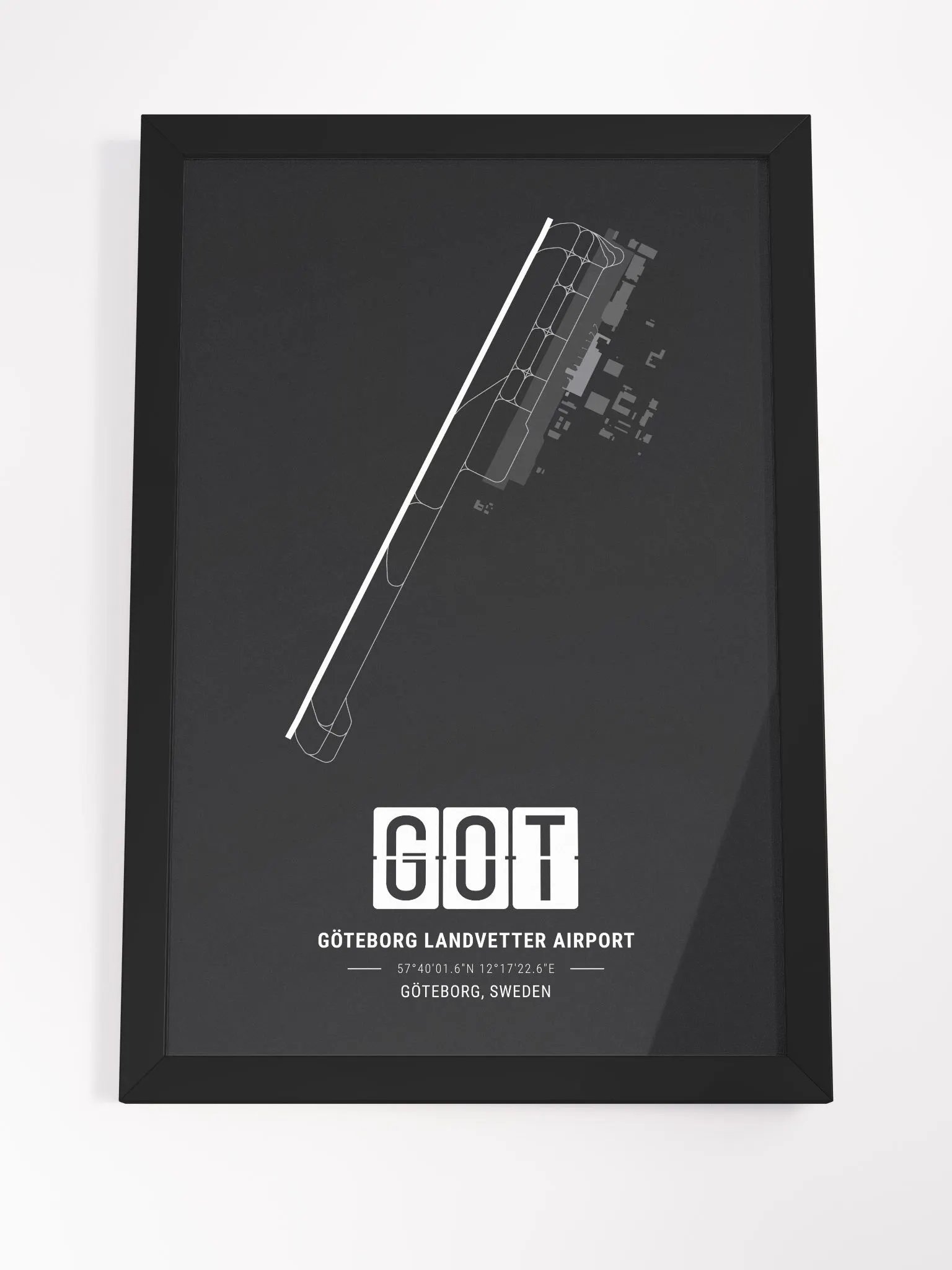 Framed Airport GOT Premium Map On Matt Paper product image (4)