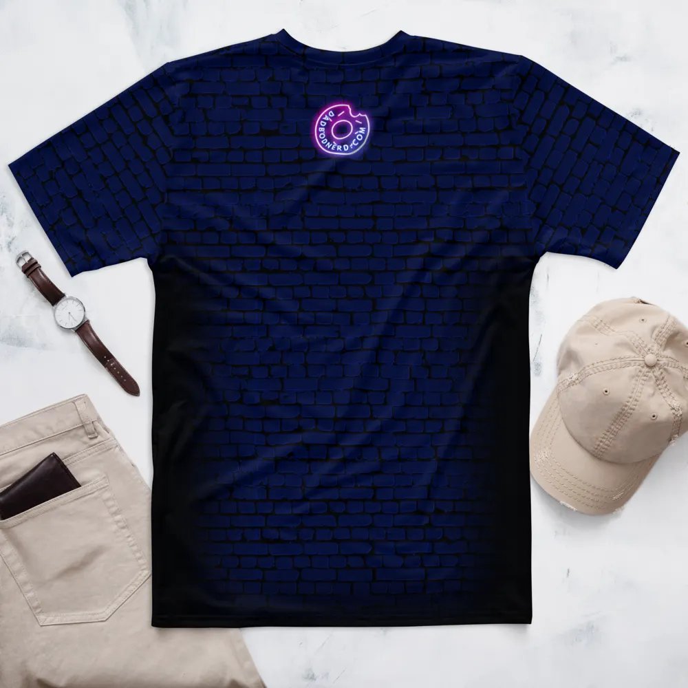 DBN Neon Sign on Blue Bricks - All-Over T-Shirt | #MadeByMELO product image (6)