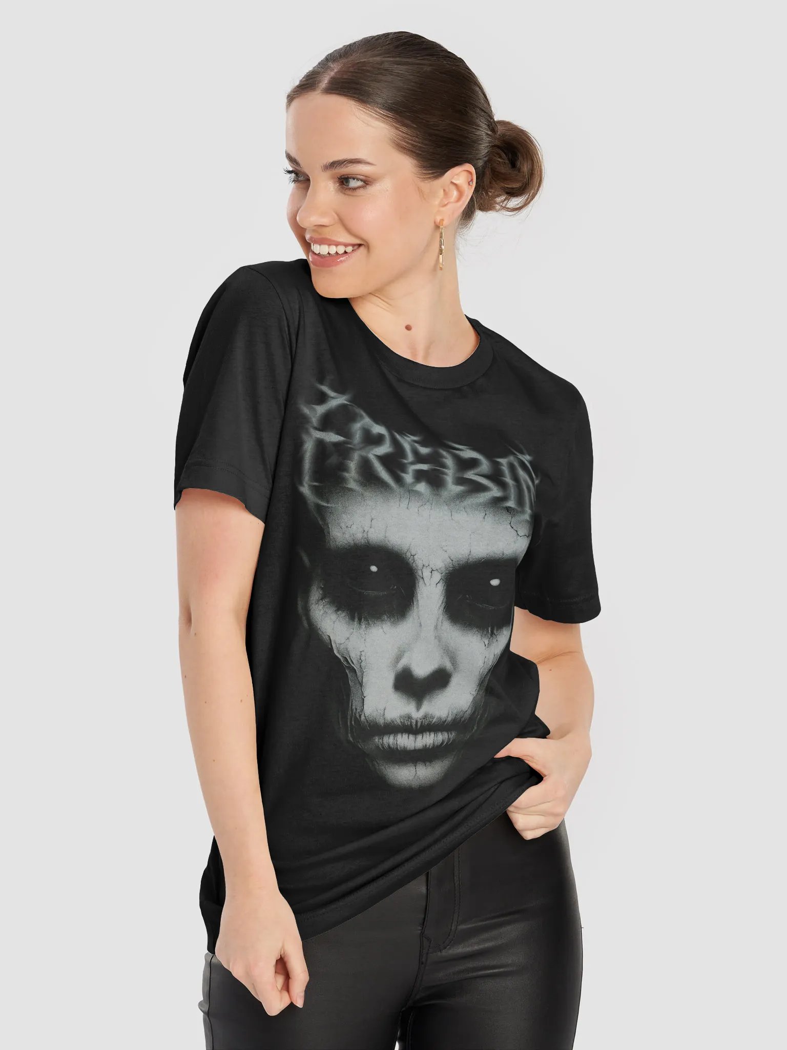 Black Eyes – Ghostly Gothic Tee product image (5)