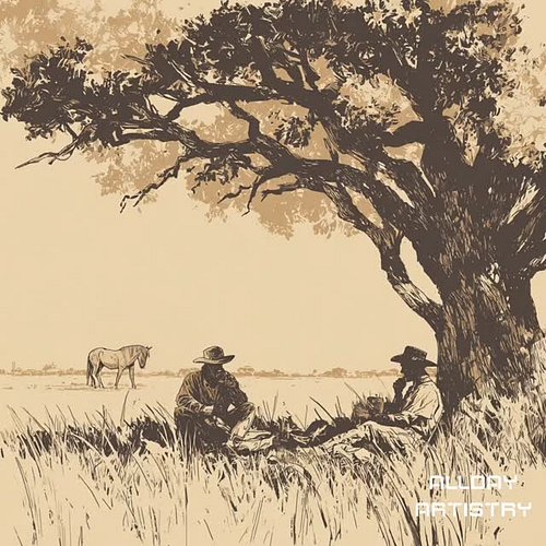Shade Tree. Afternoon Adrift & Muted Memories
#western #country #memories #nature #cowboy