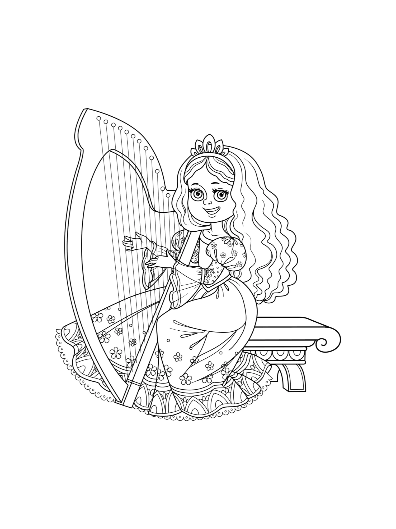Princess Coloring Book product image (2)