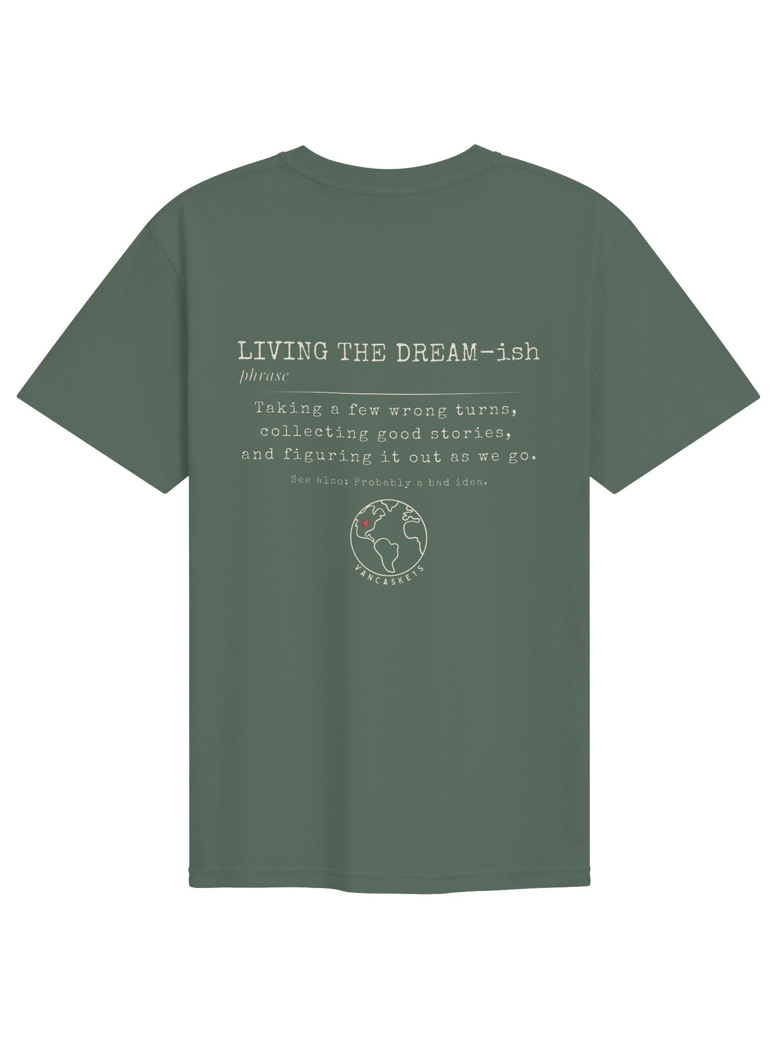 Living the Dream-ish Definition Comfort Cotton Tee product image (38)