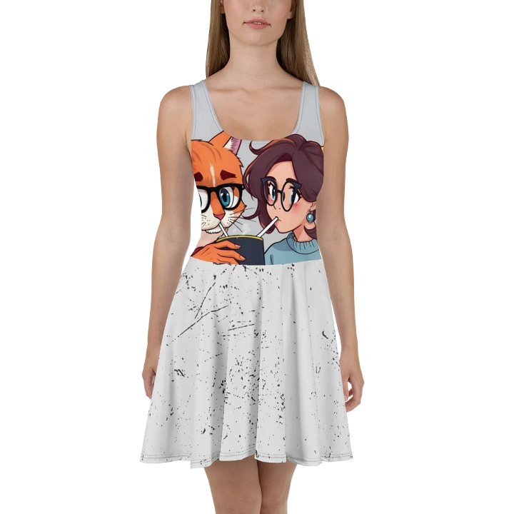Skater Dress-Purrfectly Brewed for Two product image (1)