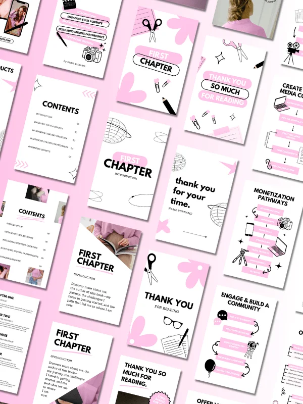 MRR/PLR Feminine eBook Templates product image (3)