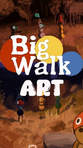 3 different big walk paintings in 30 seconds. I loved big walk so much, so I painted it. 
Comms for these are starting at 50-...