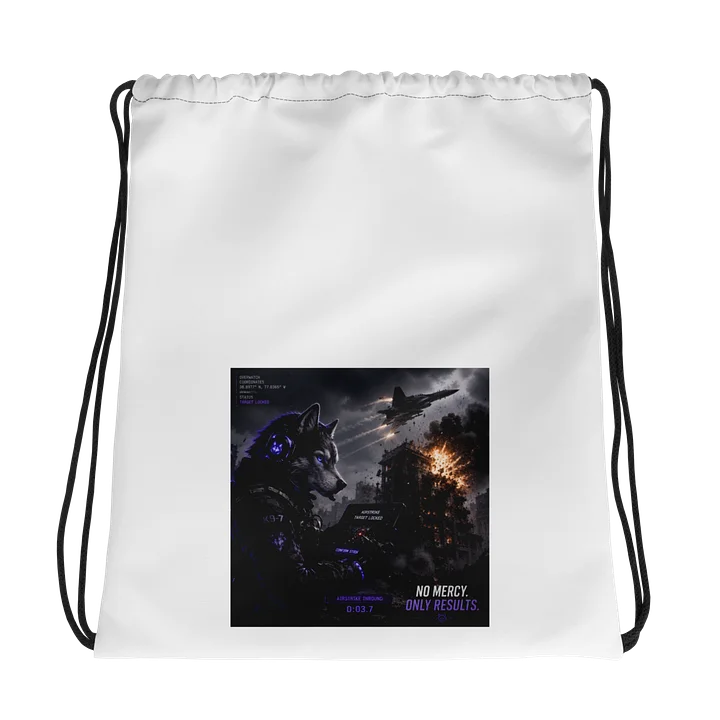 Final Warning Drawstring Bag product image (1)