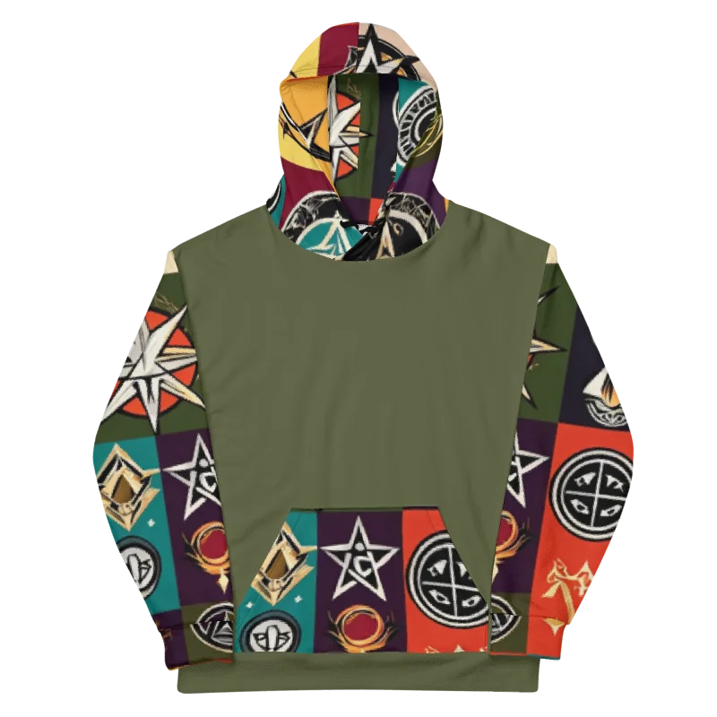 Green & Multi Symbology Hoodie product image (11)