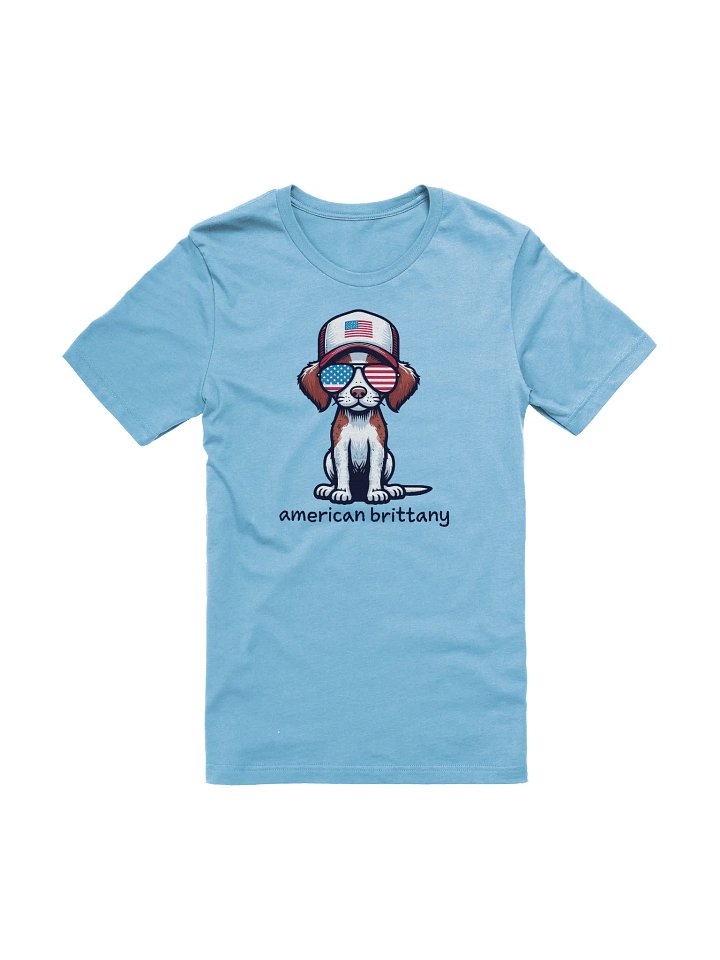 Patriotic American Brittany T-Shirt product image (1)