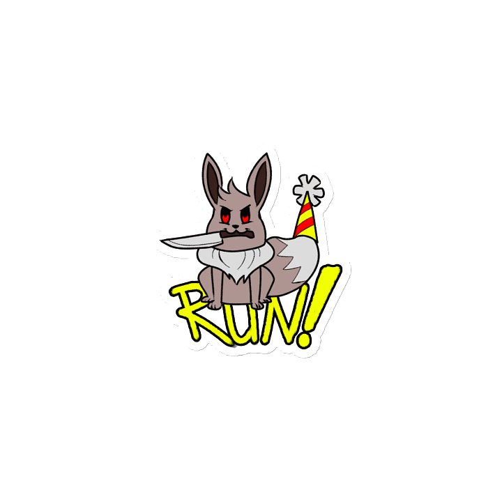 Happy Little Foxdog Run Magnet product image (1)