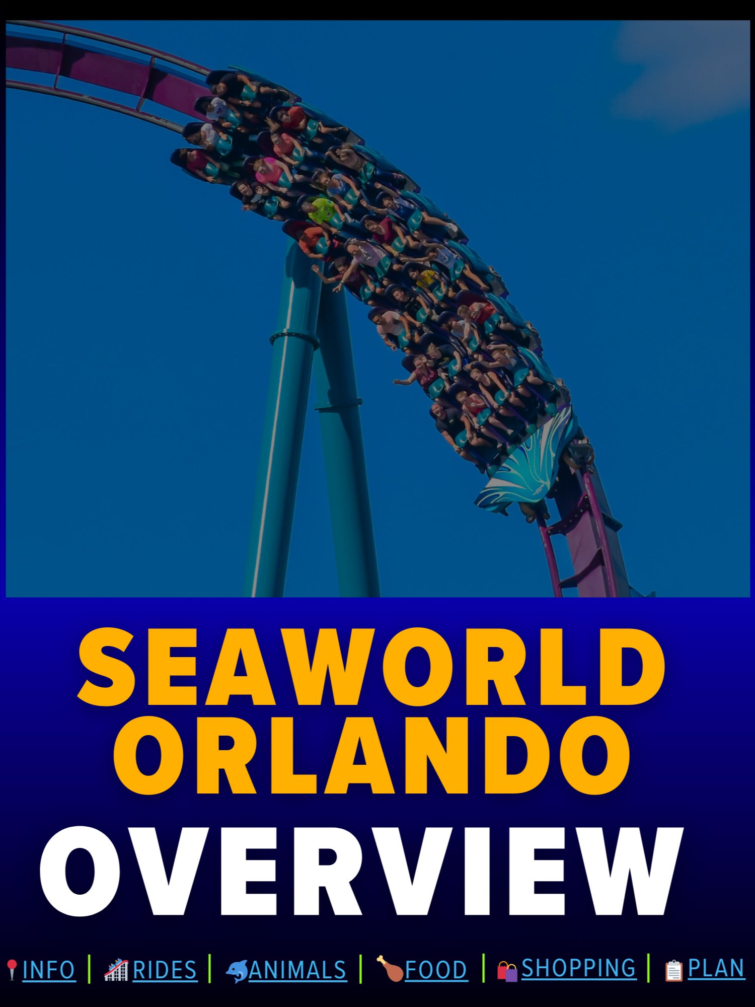 SeaWorld Orlando Guide 2026 | 55-Page Printable Digital PDF, Instant Download product image (7)