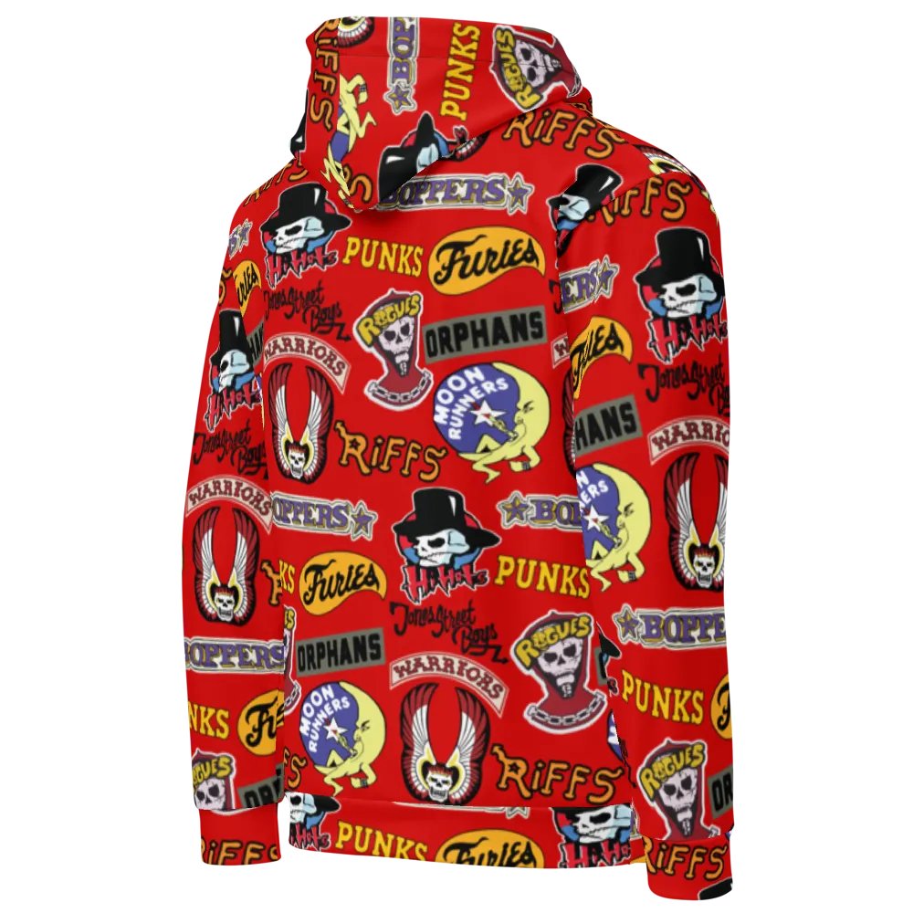Gang Insignia - The Warriors - RED - Unisex Hoodie product image (4)