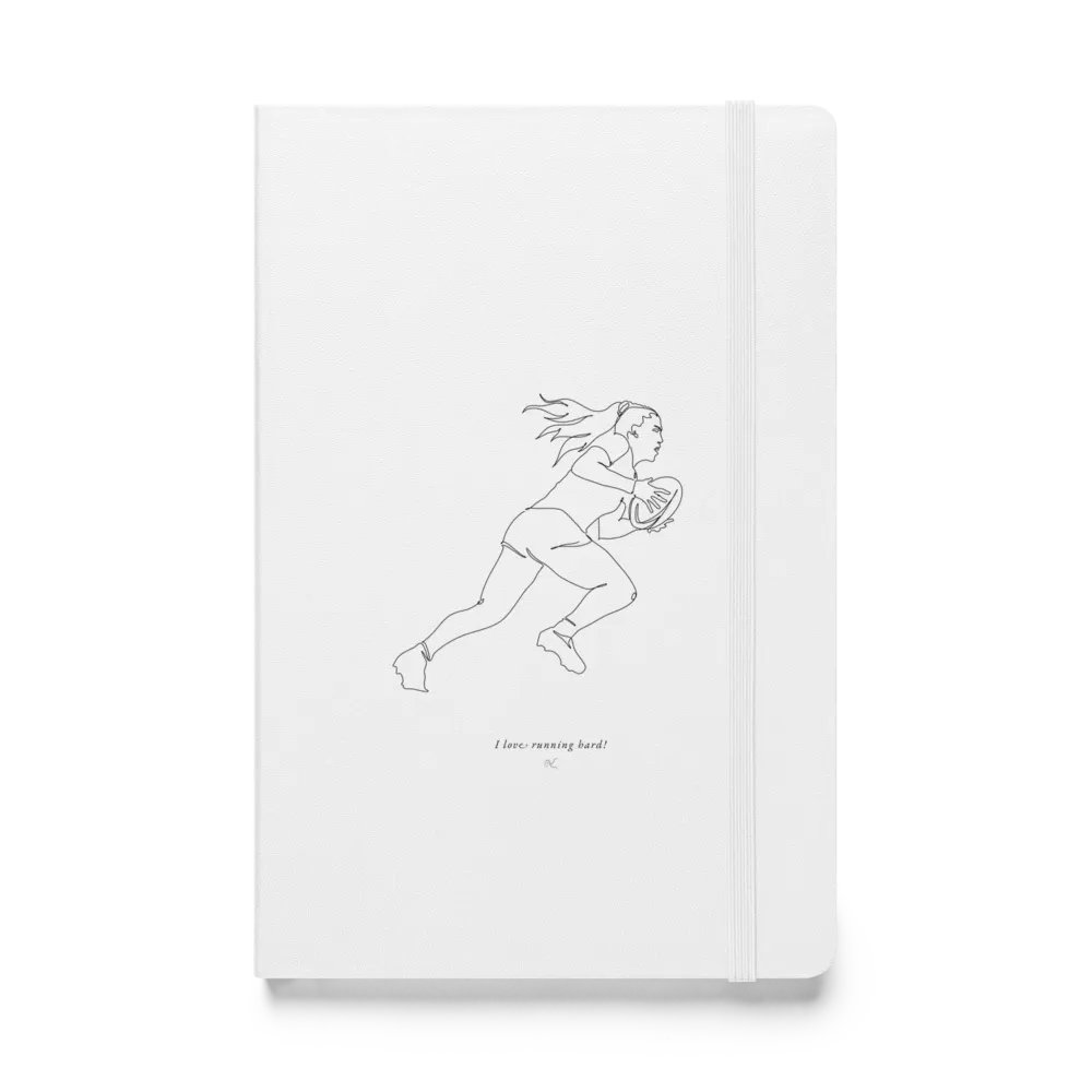 RUNNING HARD <3 Hardcover Journal product image (1)