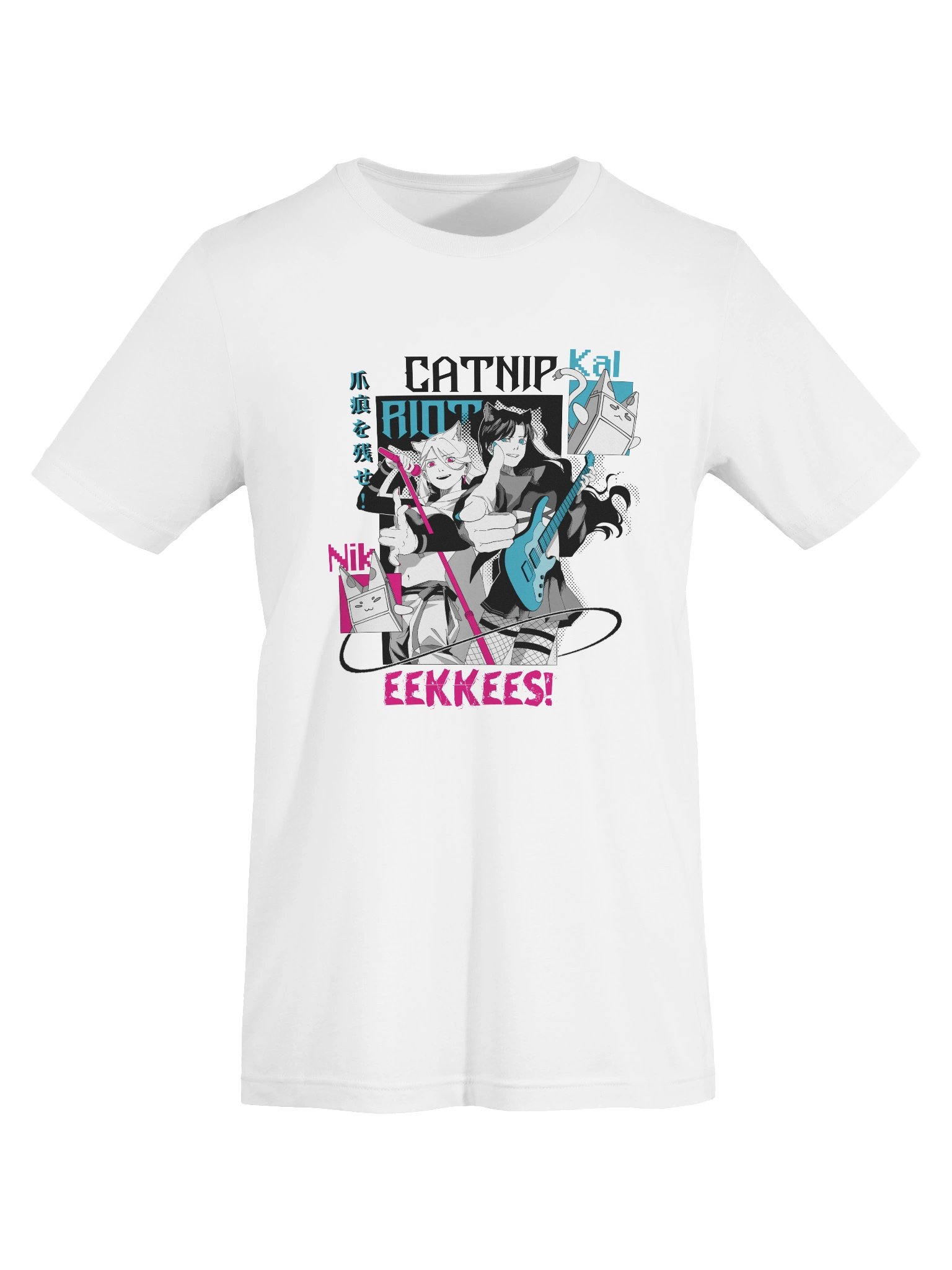 "CATNIP RIOT" Lightweight Tee [WHITE VARIANT] product image (7)