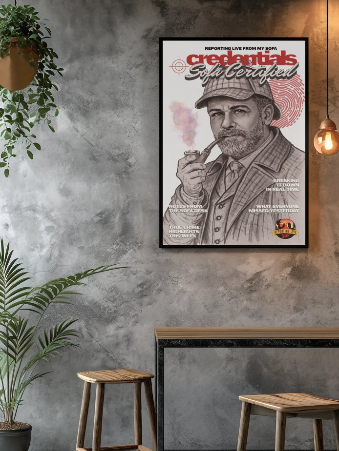 Vintage-Inspired True Crime Magazine Style Poster product image (6)