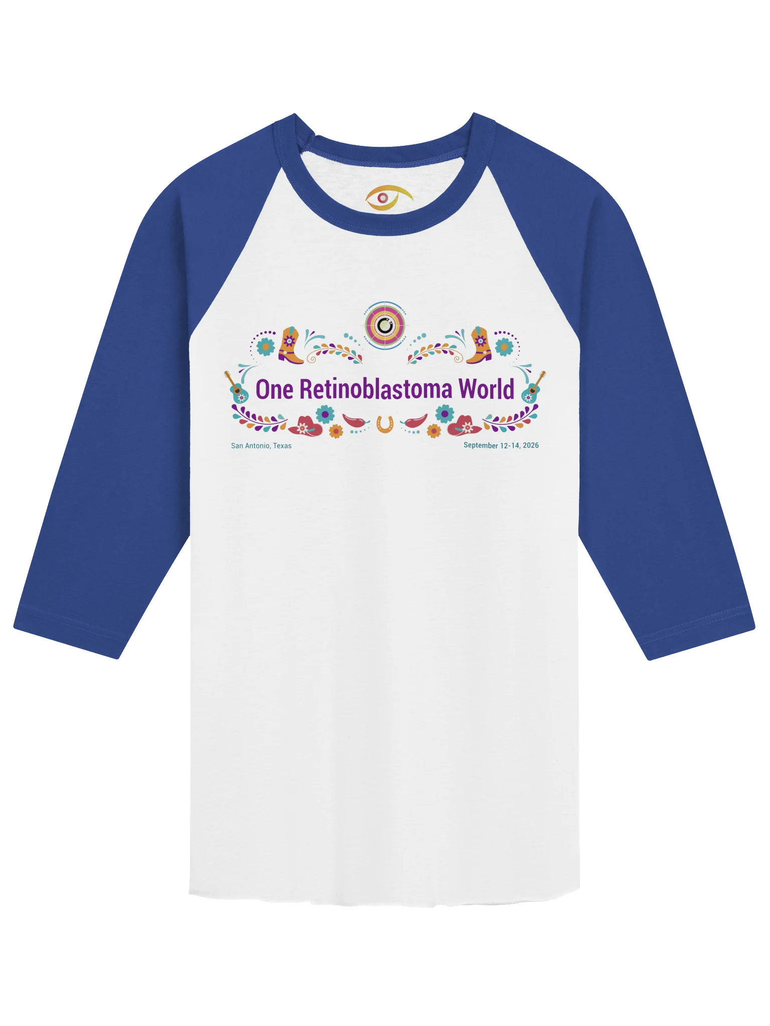 One Rb World 2026 Fiesta Design - Raglan Tee product image (1)