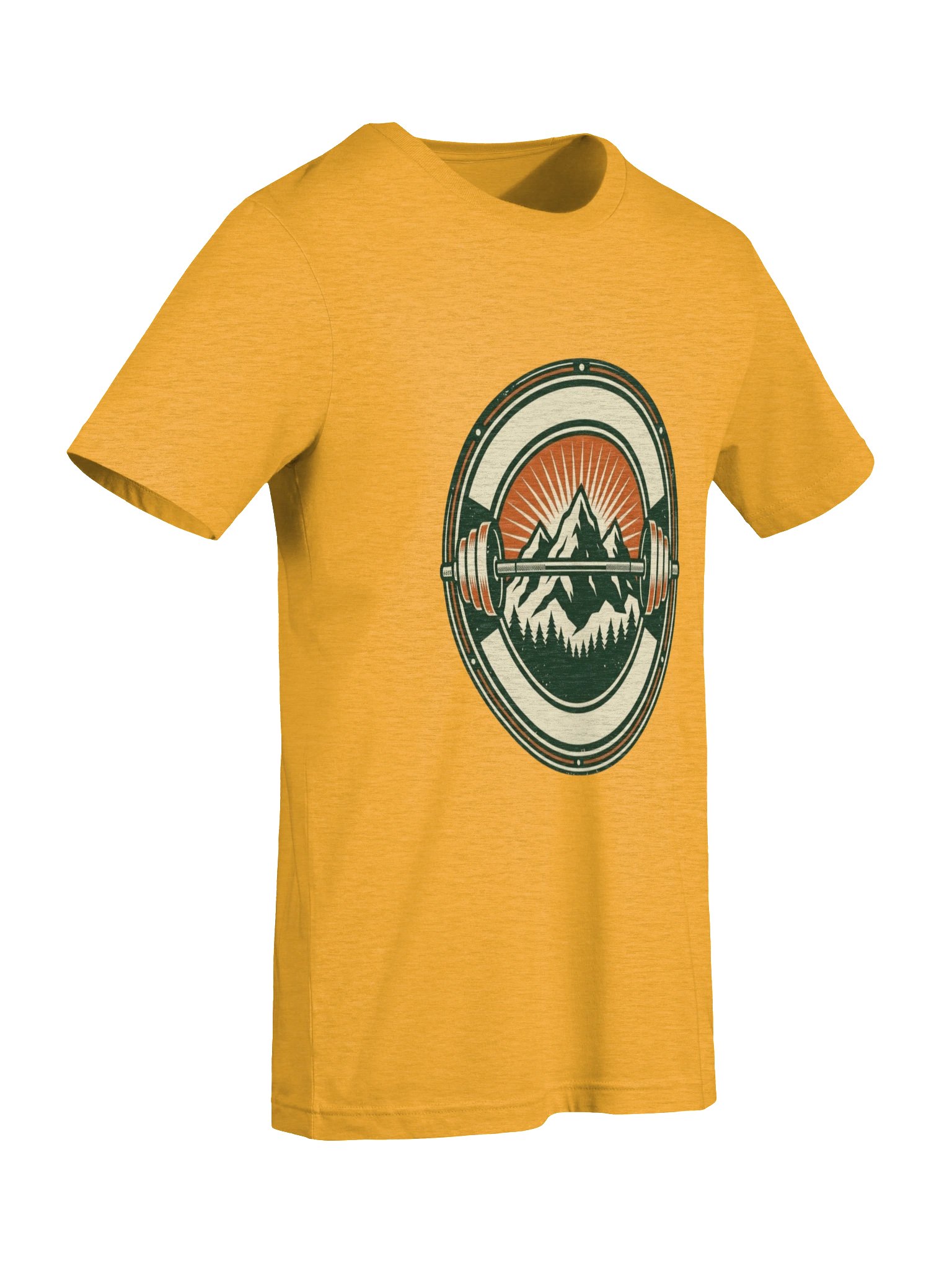 Mountain Strength — Retro Gym Badge product image (5)