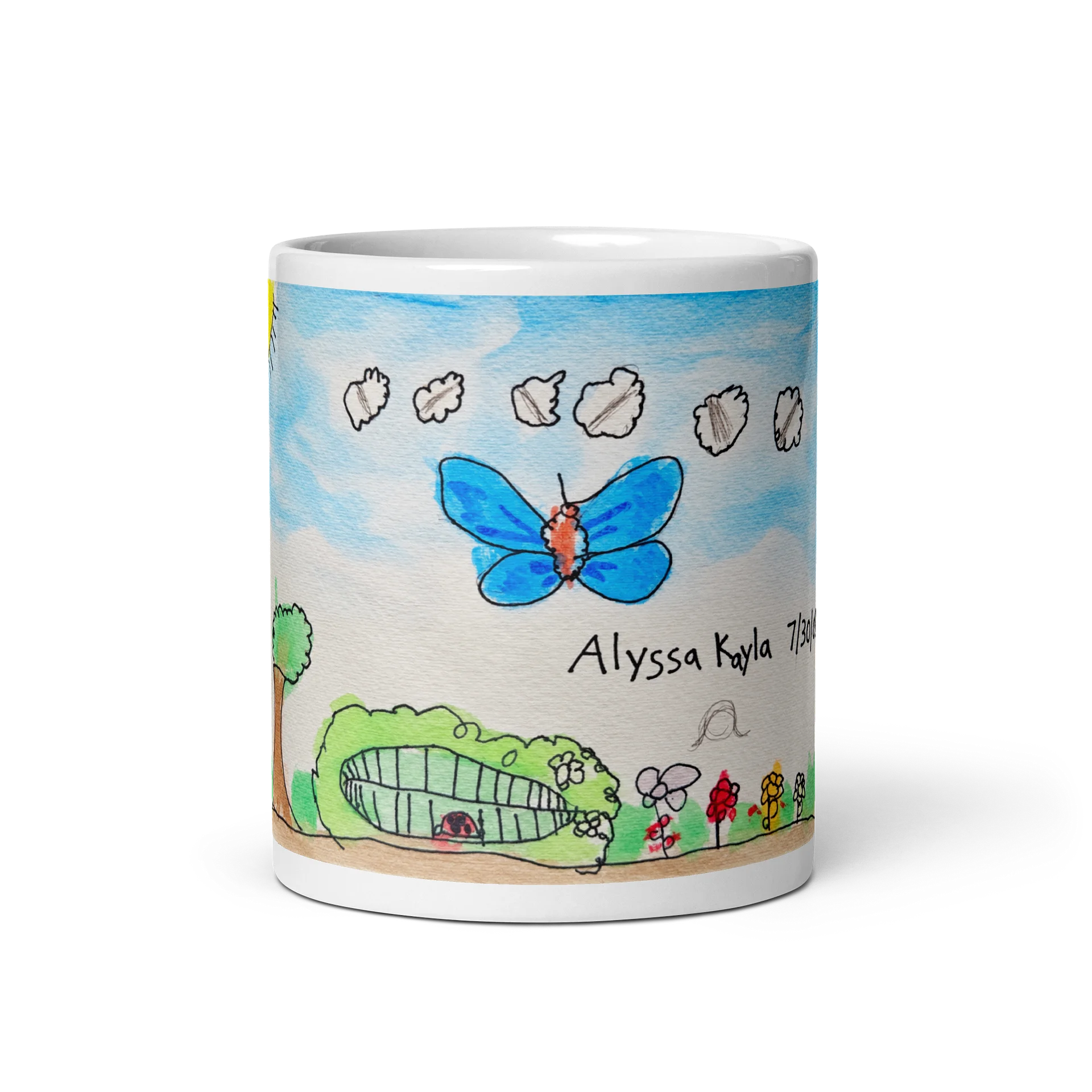 AK’s Butterfly Visits to Grandpa's Garden Mug product image (3)