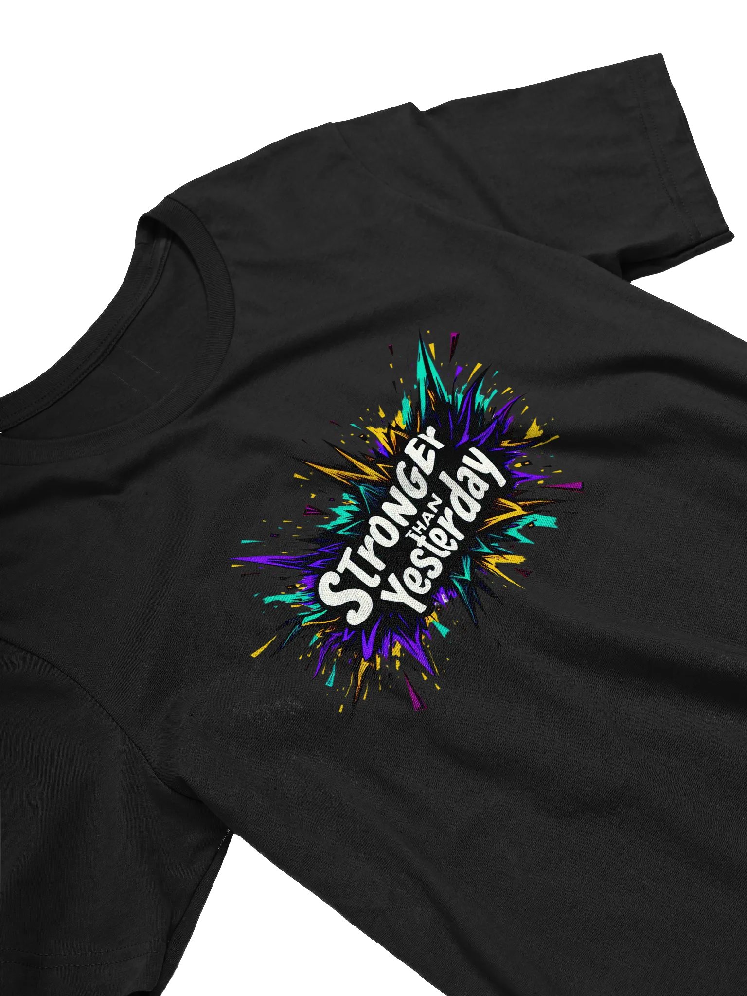 Stronger Than Yesterday Explosive Strength Unisex Graphic Tee product image (3)