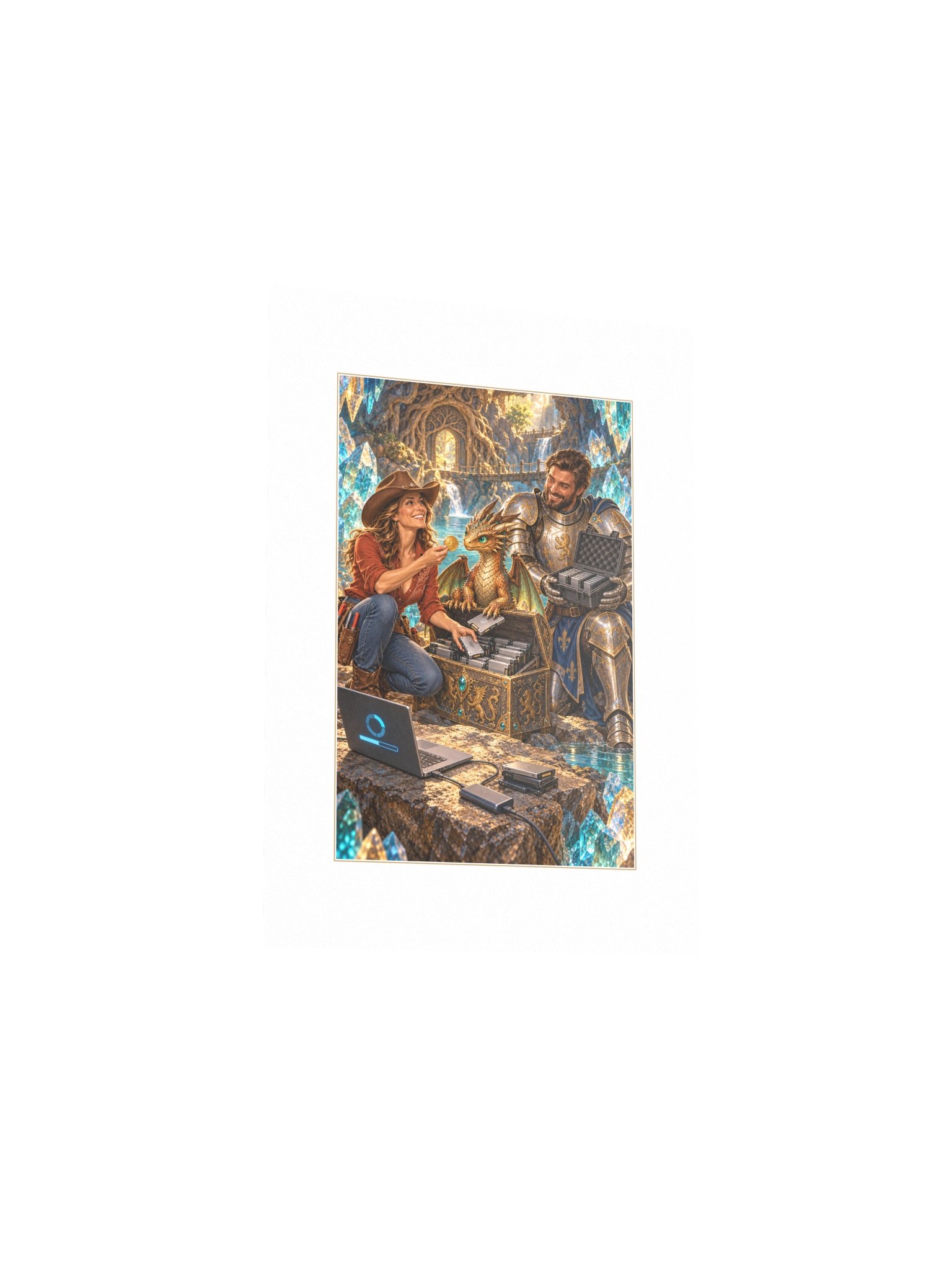 Cache Dragon Small Art Print product image (3)