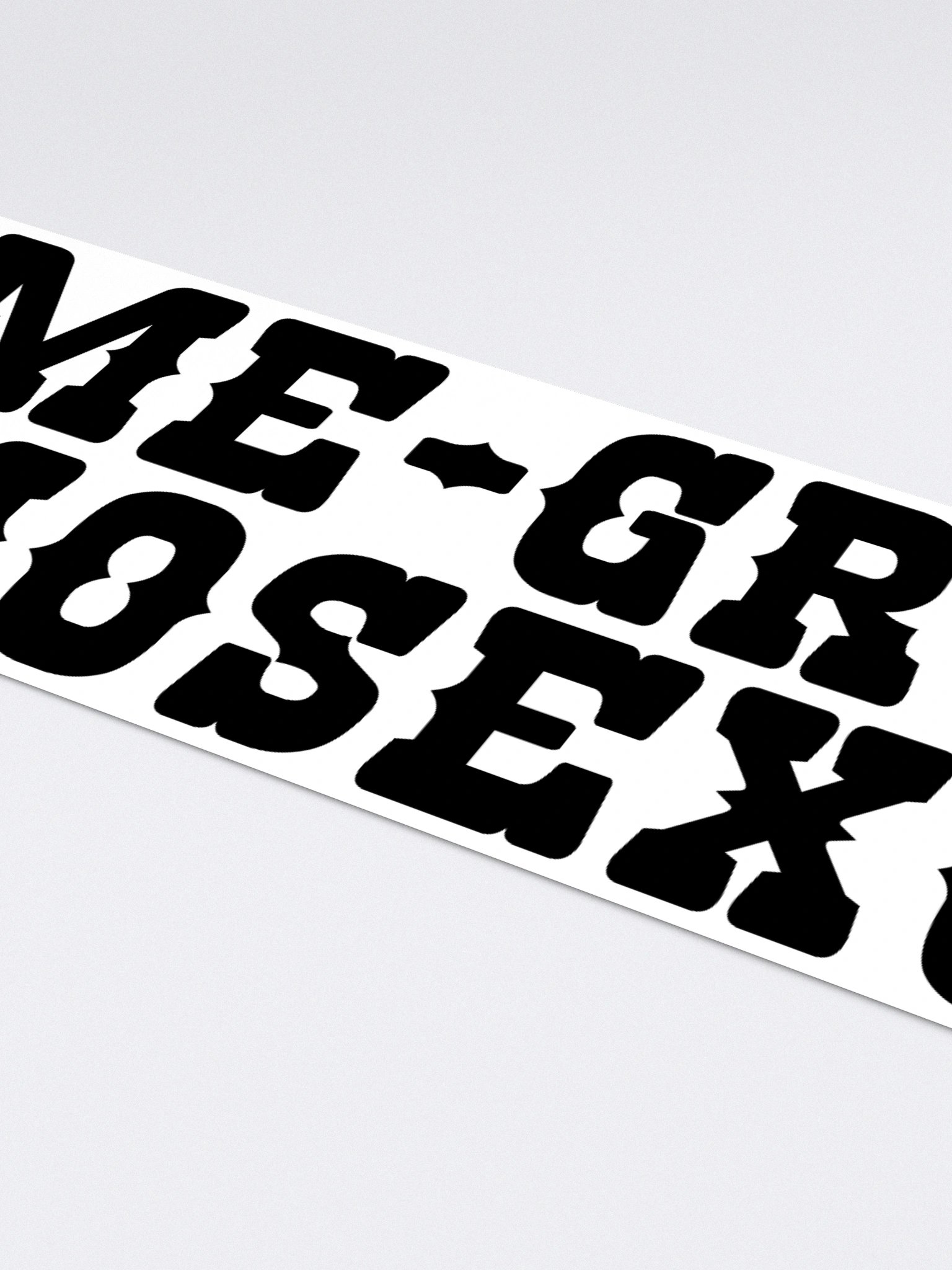 "HOME-GROWN HOMOSEXUAL" bumper sticker product image (4)
