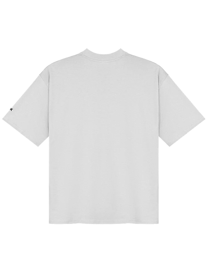 FMB ∣ JETLAG DINO Left Chest Embroidered Oversized Tee White product image (2)
