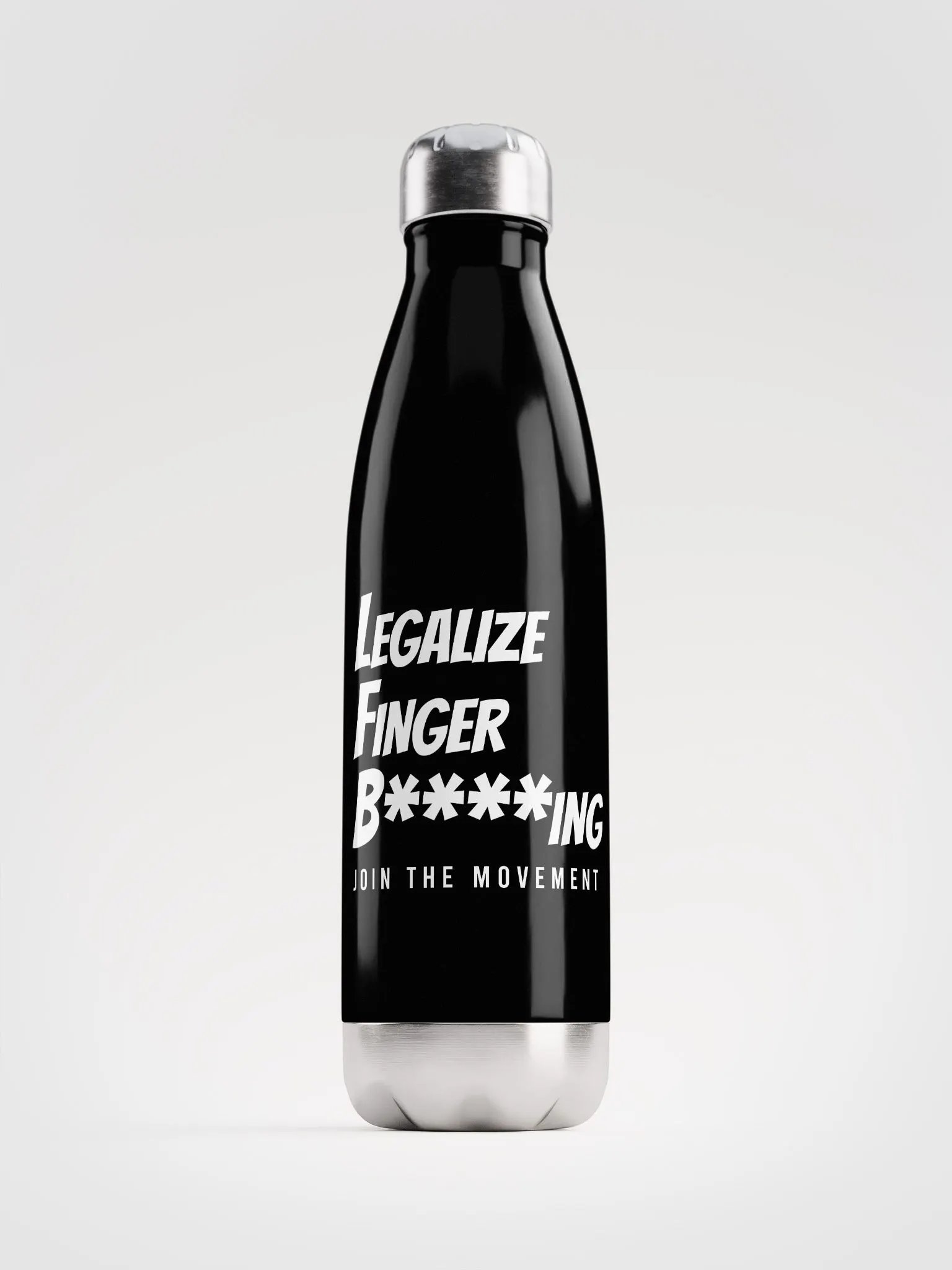 Legalize Finger B****ing Stainless Steel Water Bottle product image (1)