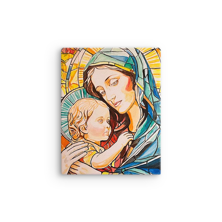 Blessed Mother and Jesus by Warren Willowdale (Canvas Print) product image (2)