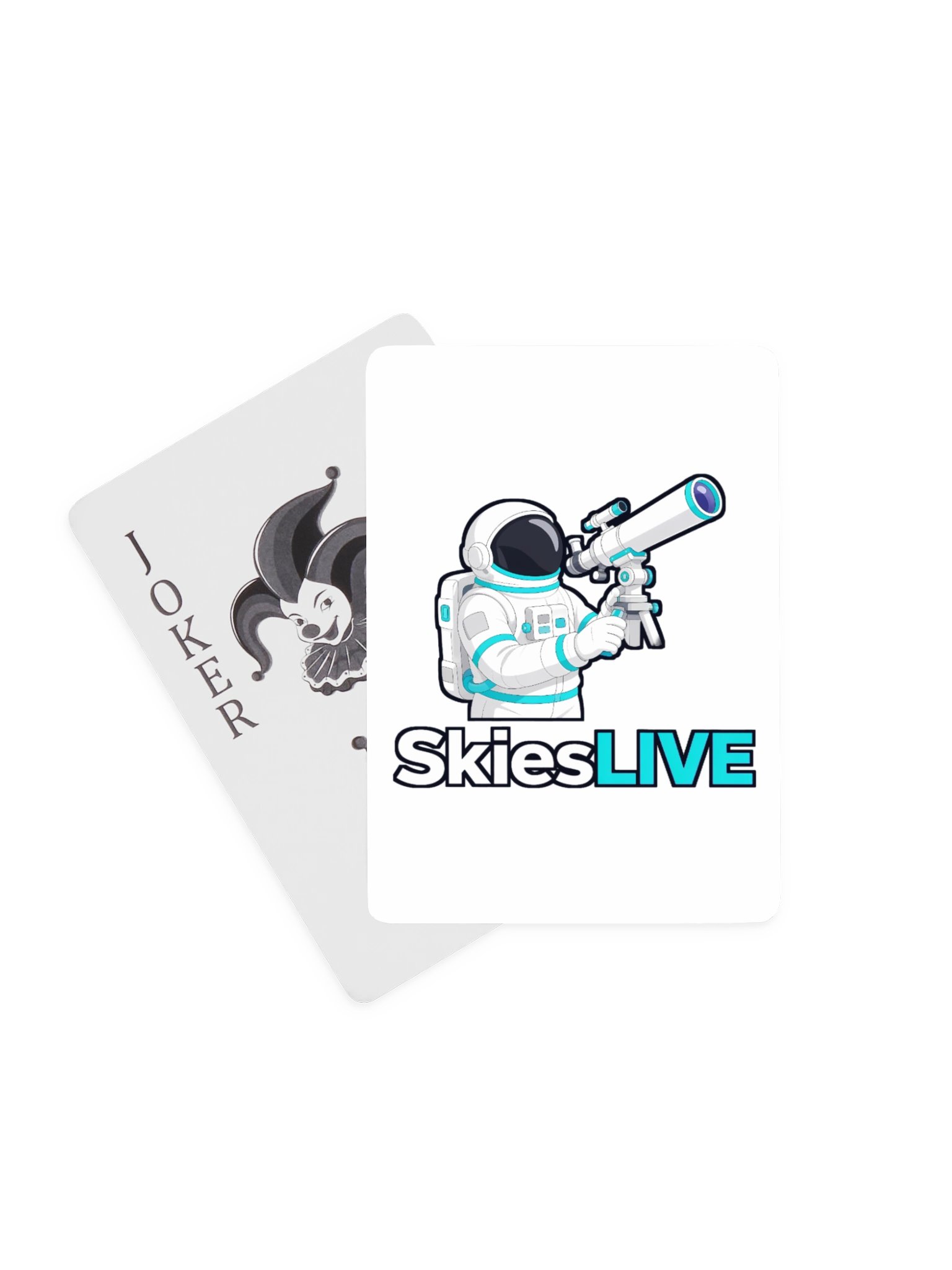 SkiesLIVE Astronaut Poker Deck product image (1)
